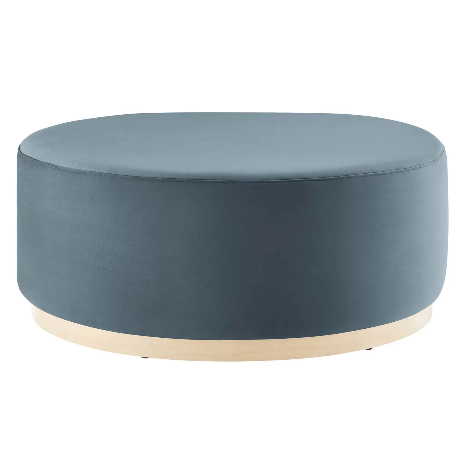 Tilden Large 38" Round Performance Velvet Upholstered Ottoman By Modway - EEI-6650 - Image 8