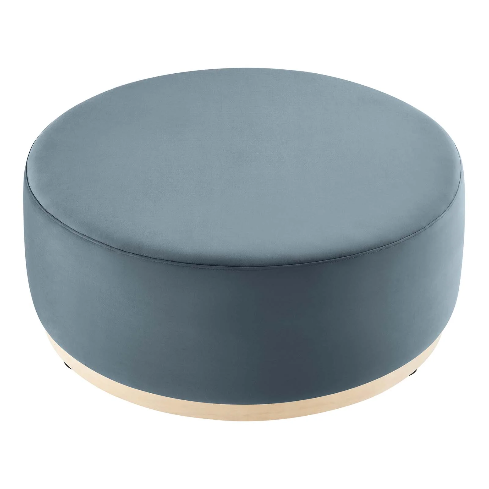 Tilden Large 38" Round Performance Velvet Upholstered Ottoman By Modway - EEI-6650 - Image 9