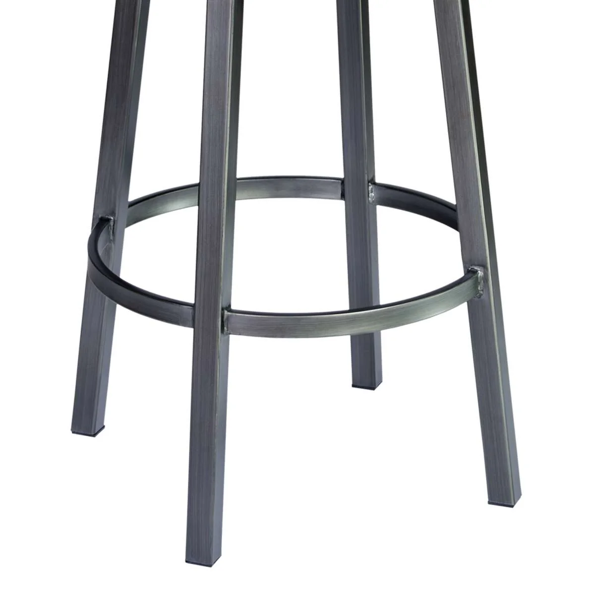 Titana 26" Barstool in Mineral finish with Bandero Tobacco upholstery By Armen Living - Image 3