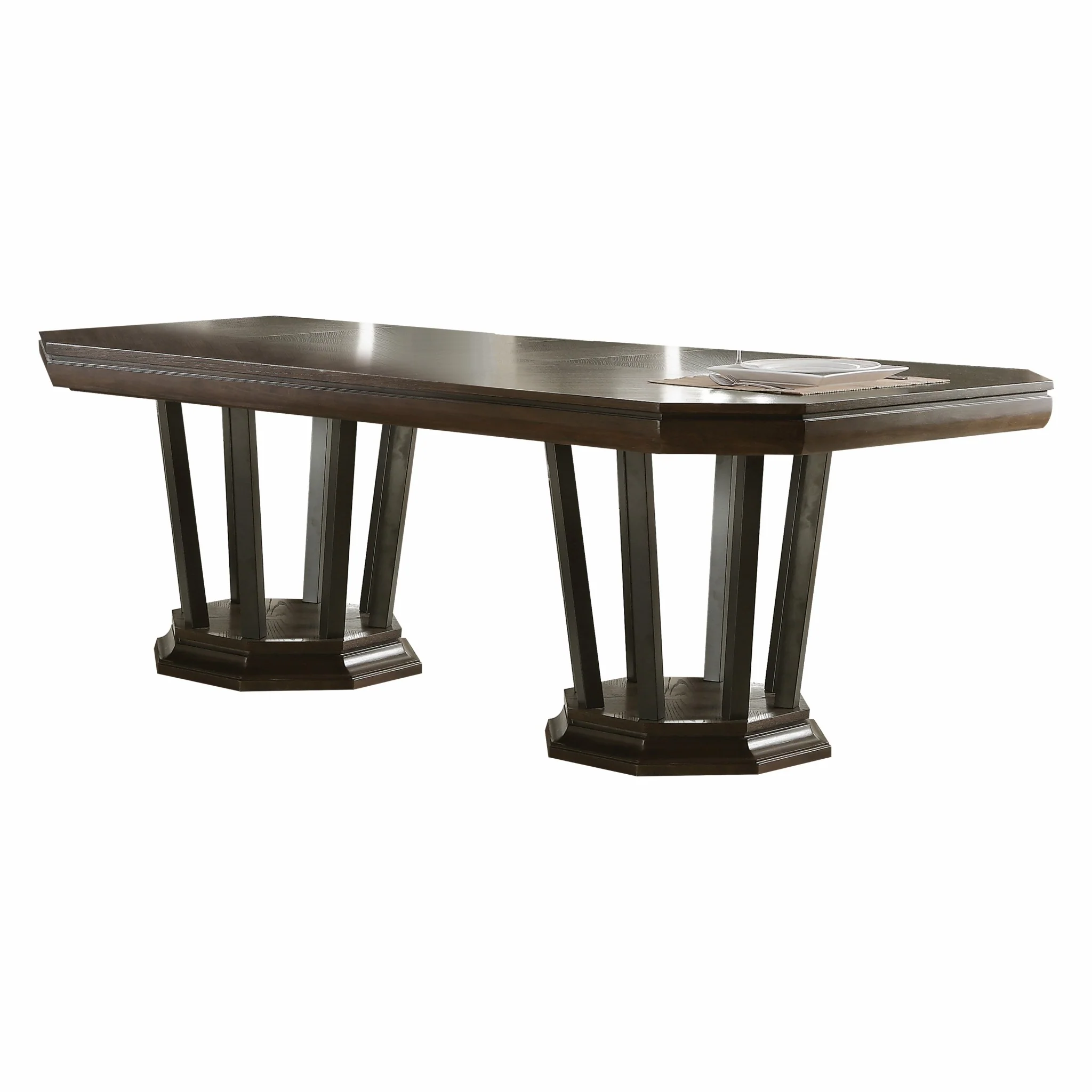 Tobacco Aspen Dining Table By Homeroots - Image 2