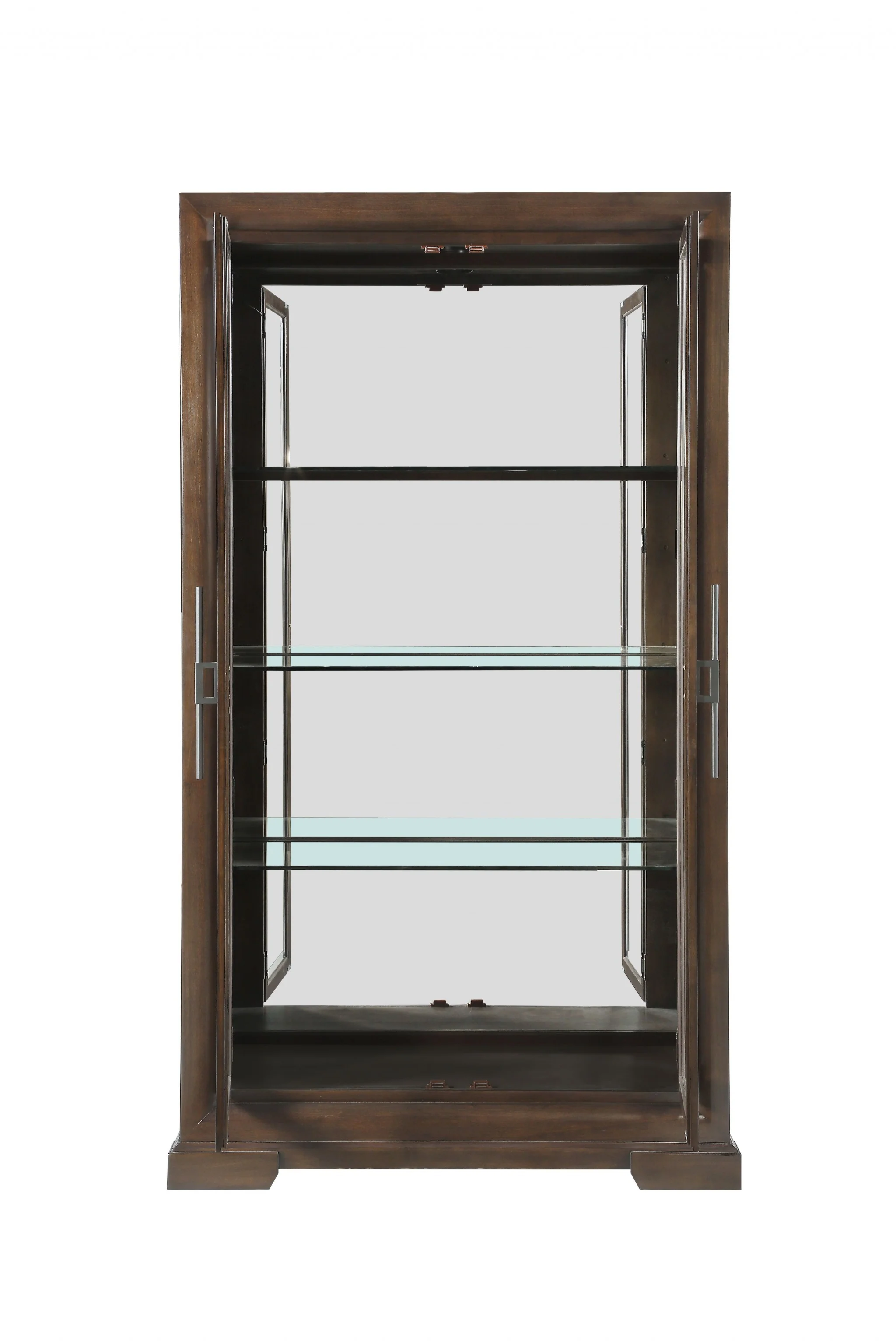 Tobacco Rectangular Display Cabinet By Homeroots - Image 3