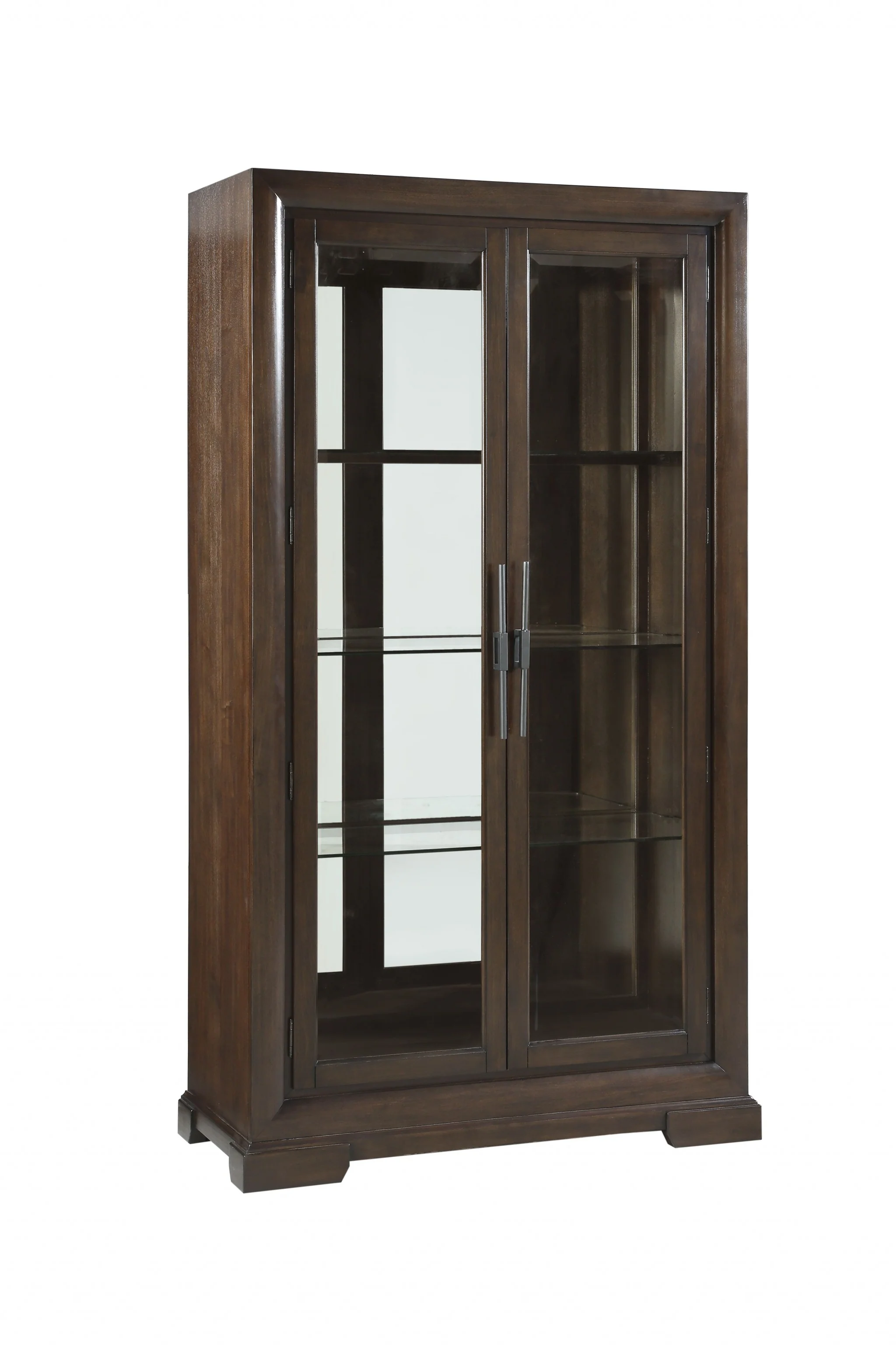 Tobacco Rectangular Display Cabinet By Homeroots - Image 4