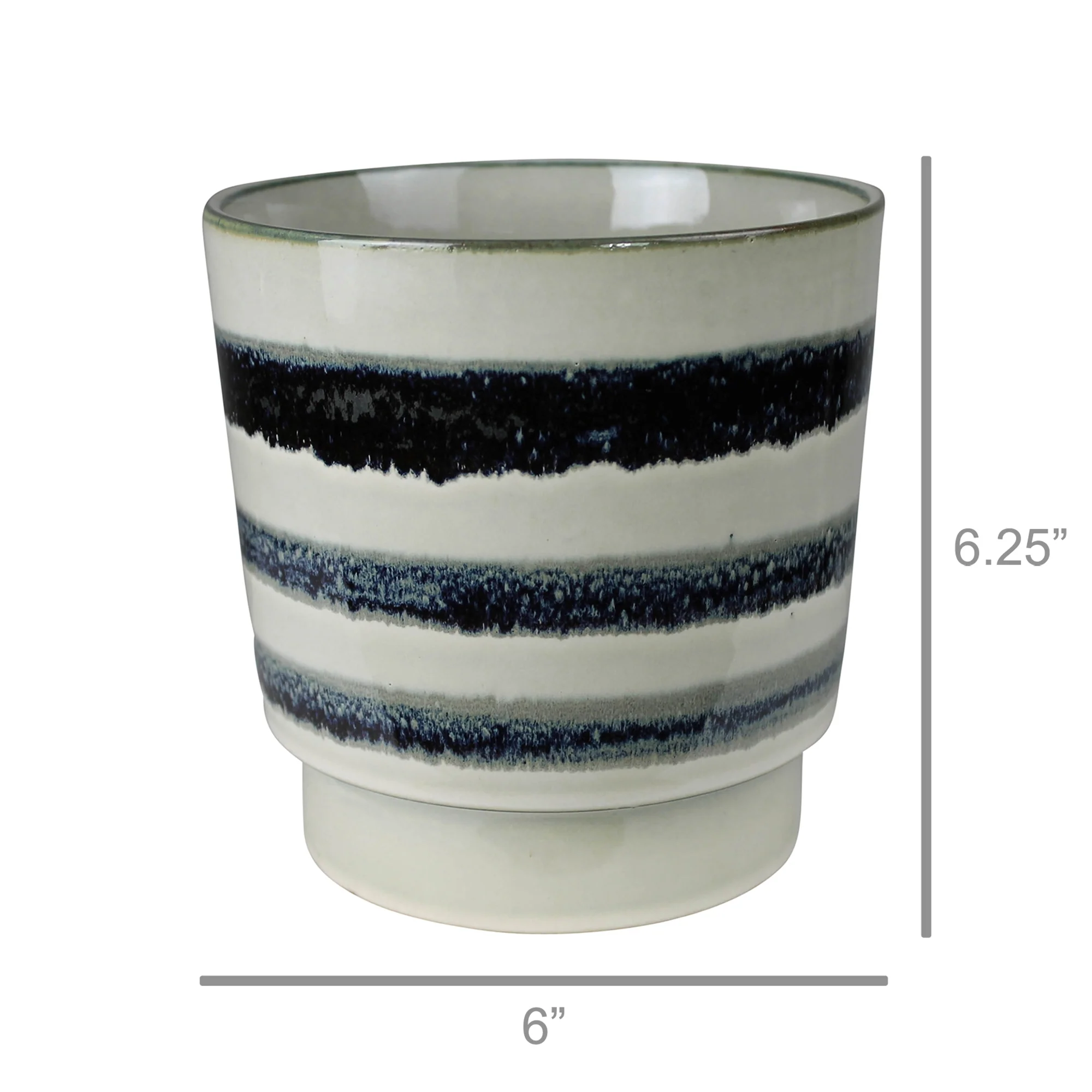 Toku Cachepot, Ceramic - Large Set Of 2 By HomArt - Image 2