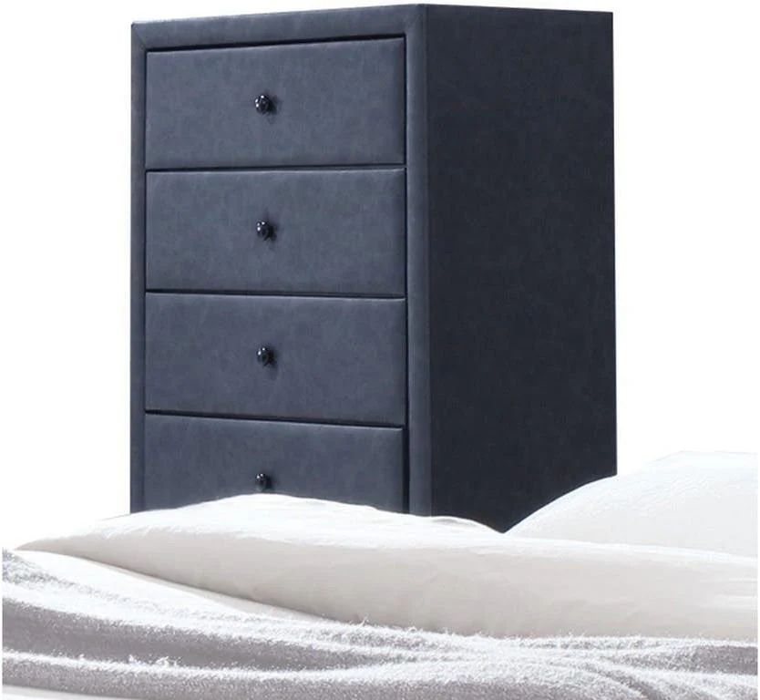 Tone Gray Contemporary Chest By Homeroots - Image 2