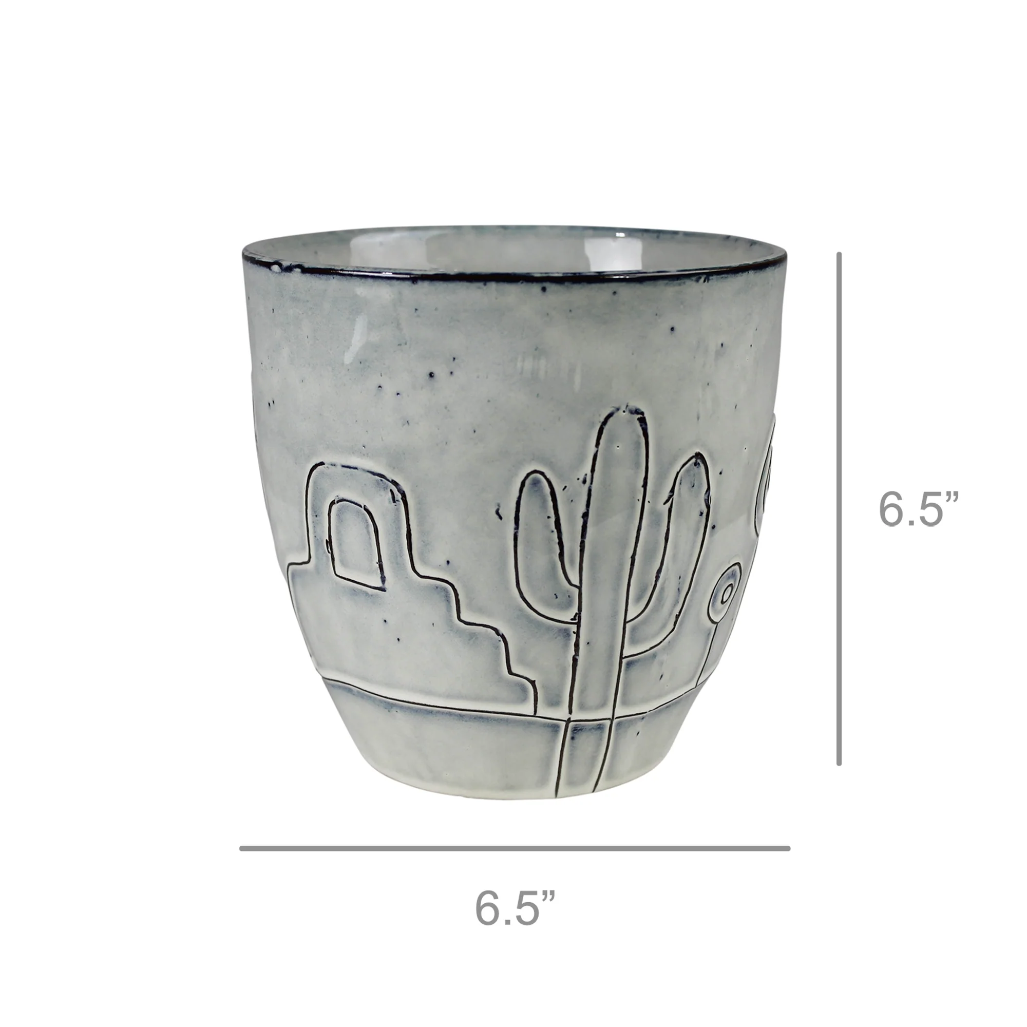Topac Cachepot, Ceramic - Large Set Of 2 By HomArt - Image 4