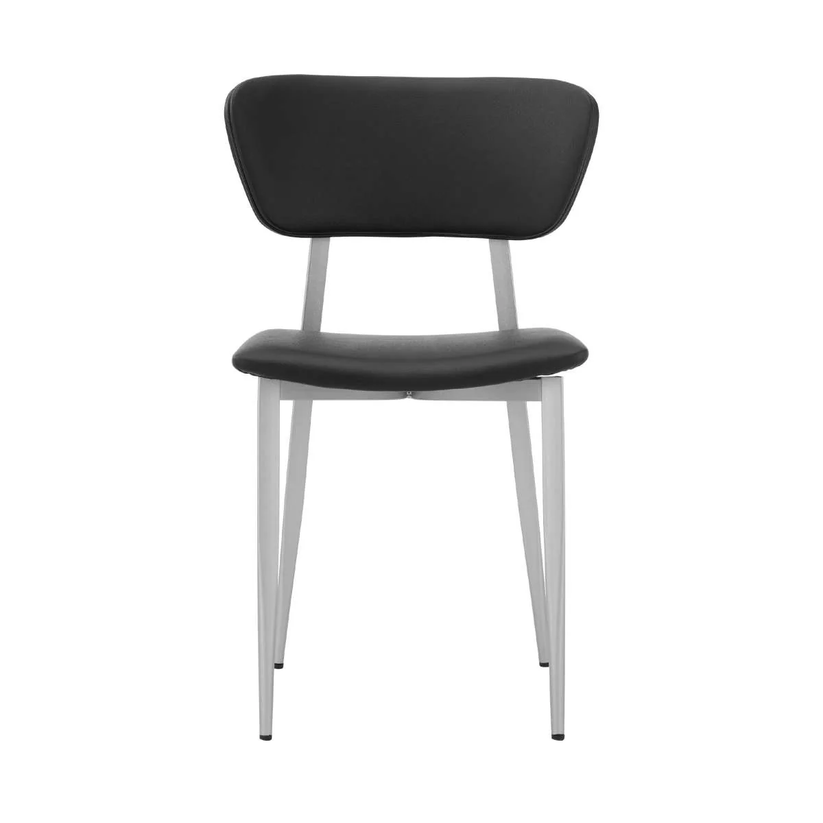 Tori Black Fabric and Metal Dining Room Chairs - Set of 2 By Armen Living - Image 2