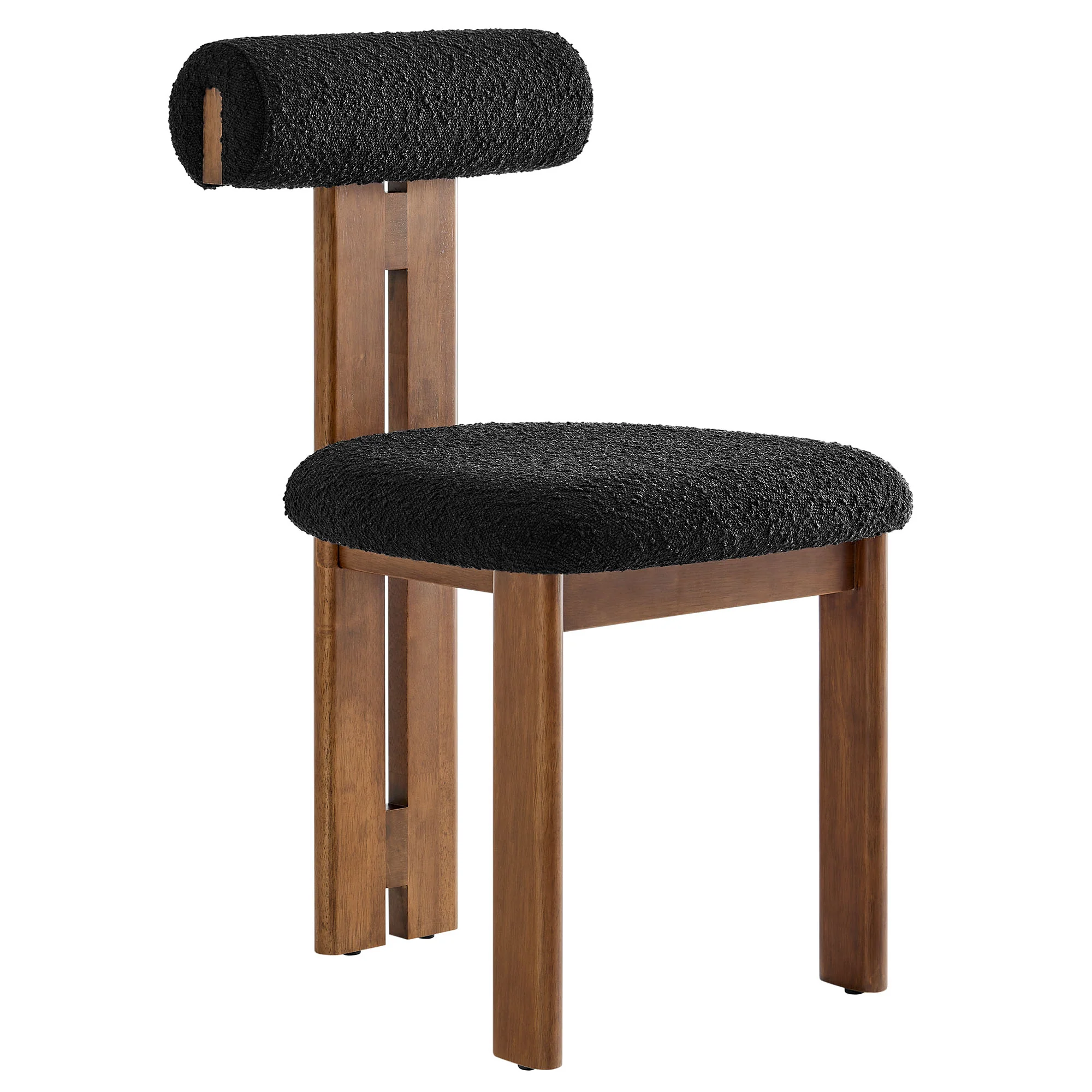 Torian Boucle Fabric Dining Chair Set of 2 by Modway - Image 12
