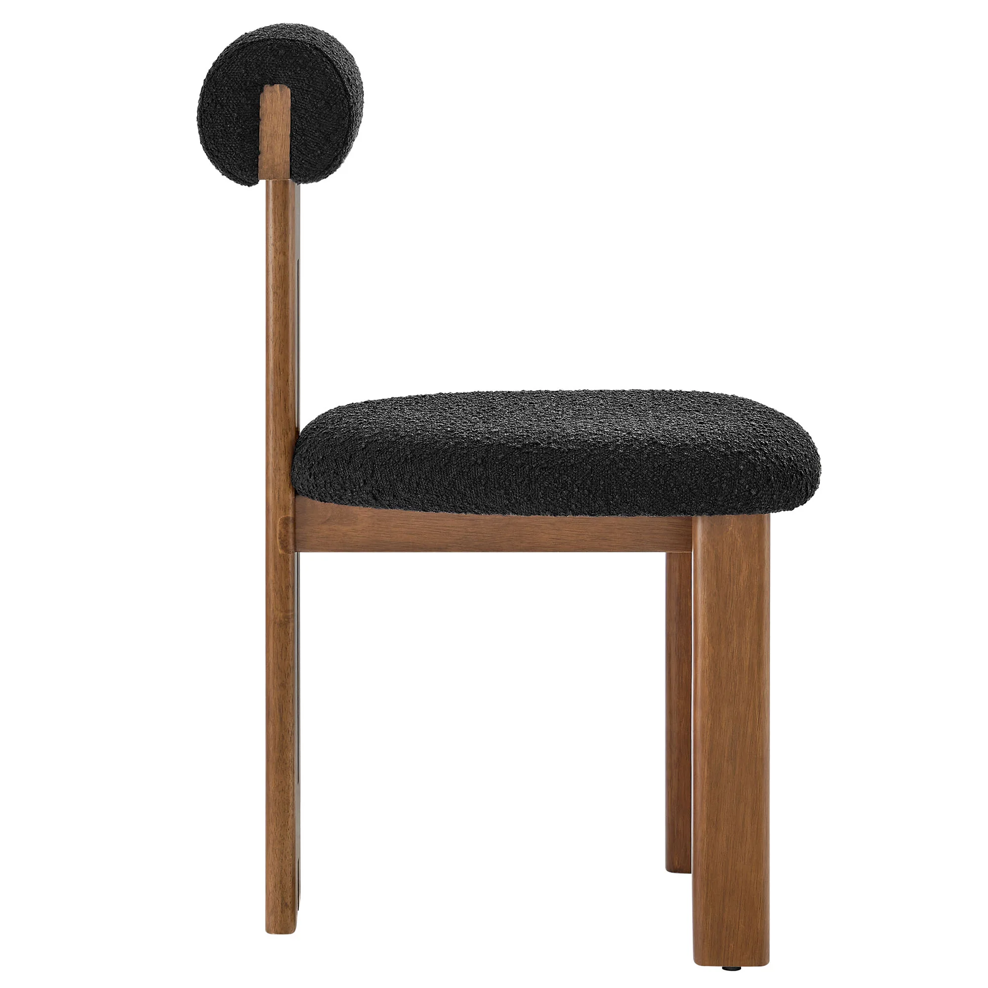 Torian Boucle Fabric Dining Chair Set of 2 by Modway - Image 13