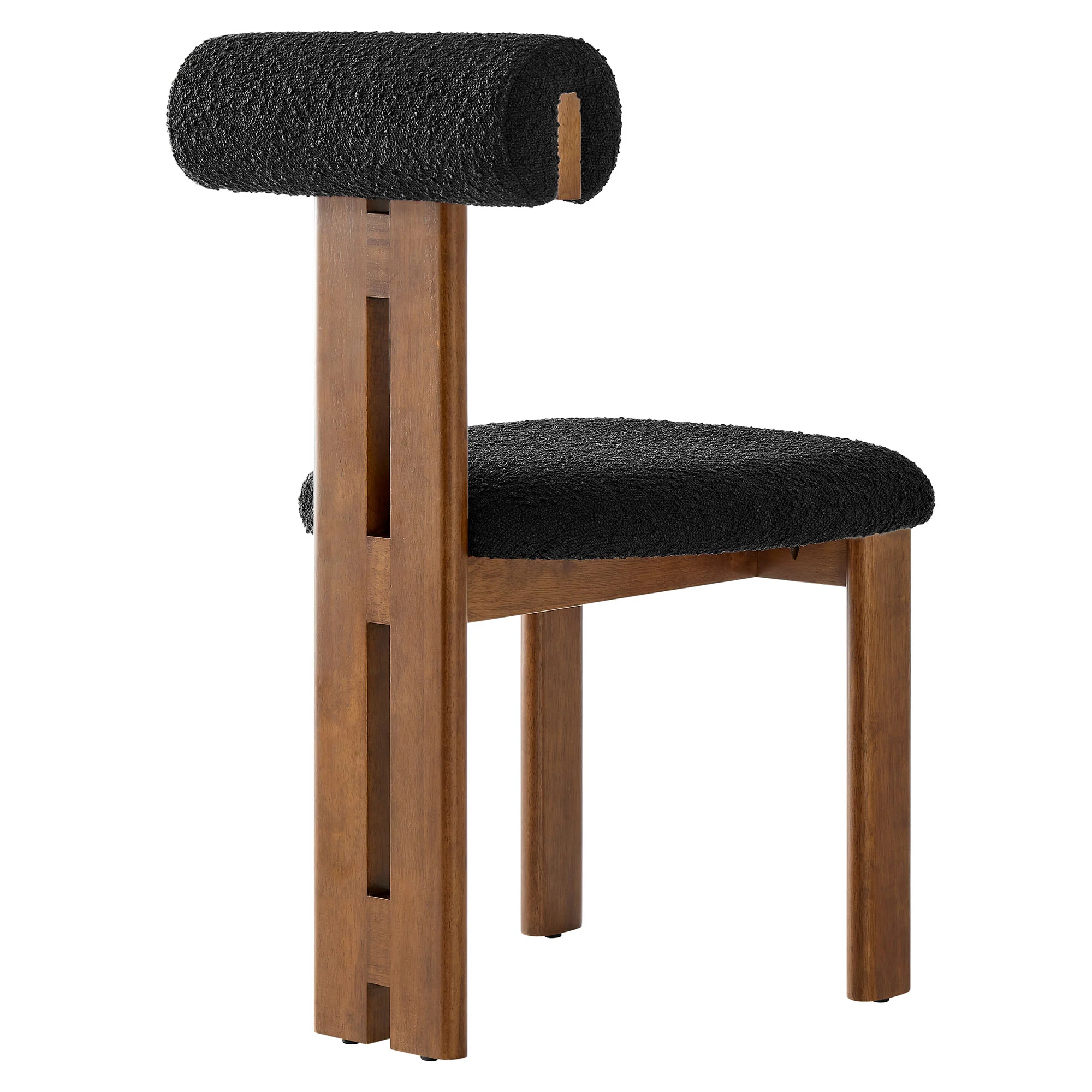 Torian Boucle Fabric Dining Chair Set of 2 by Modway - Image 14