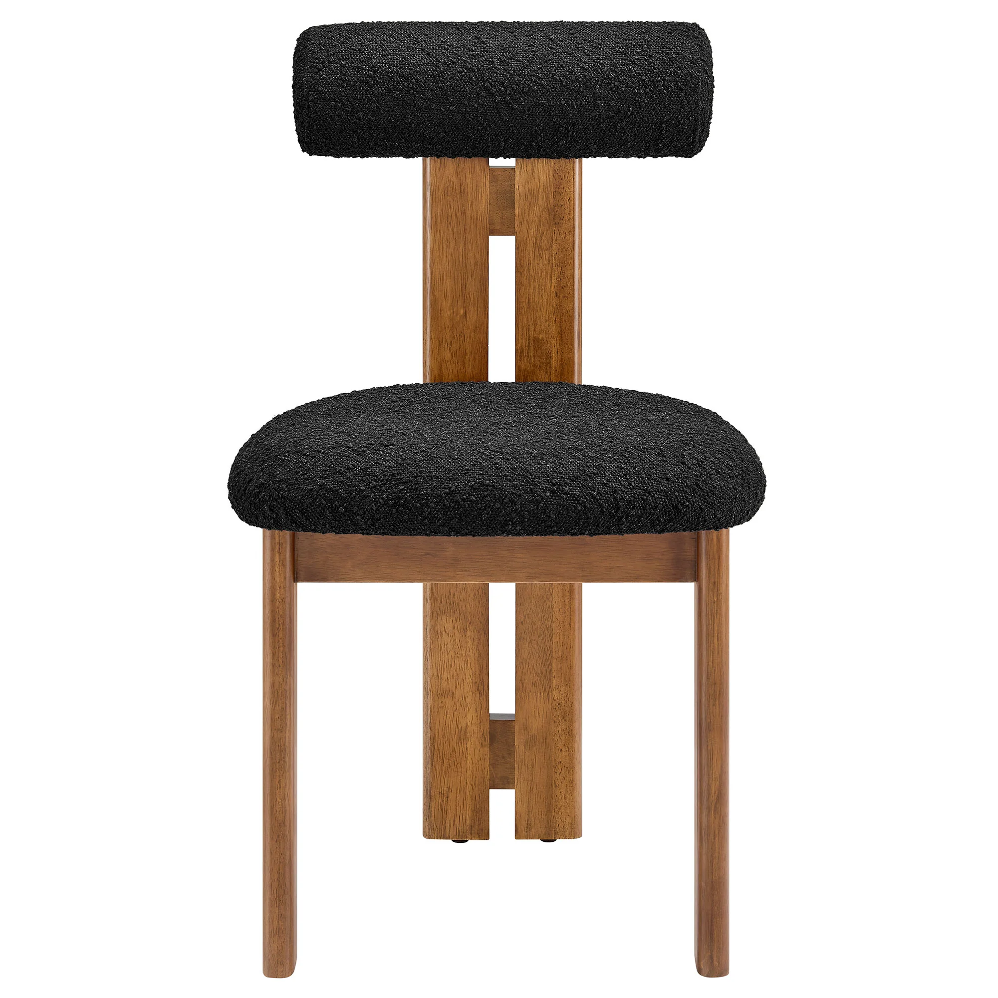 Torian Boucle Fabric Dining Chair Set of 2 by Modway - Image 15