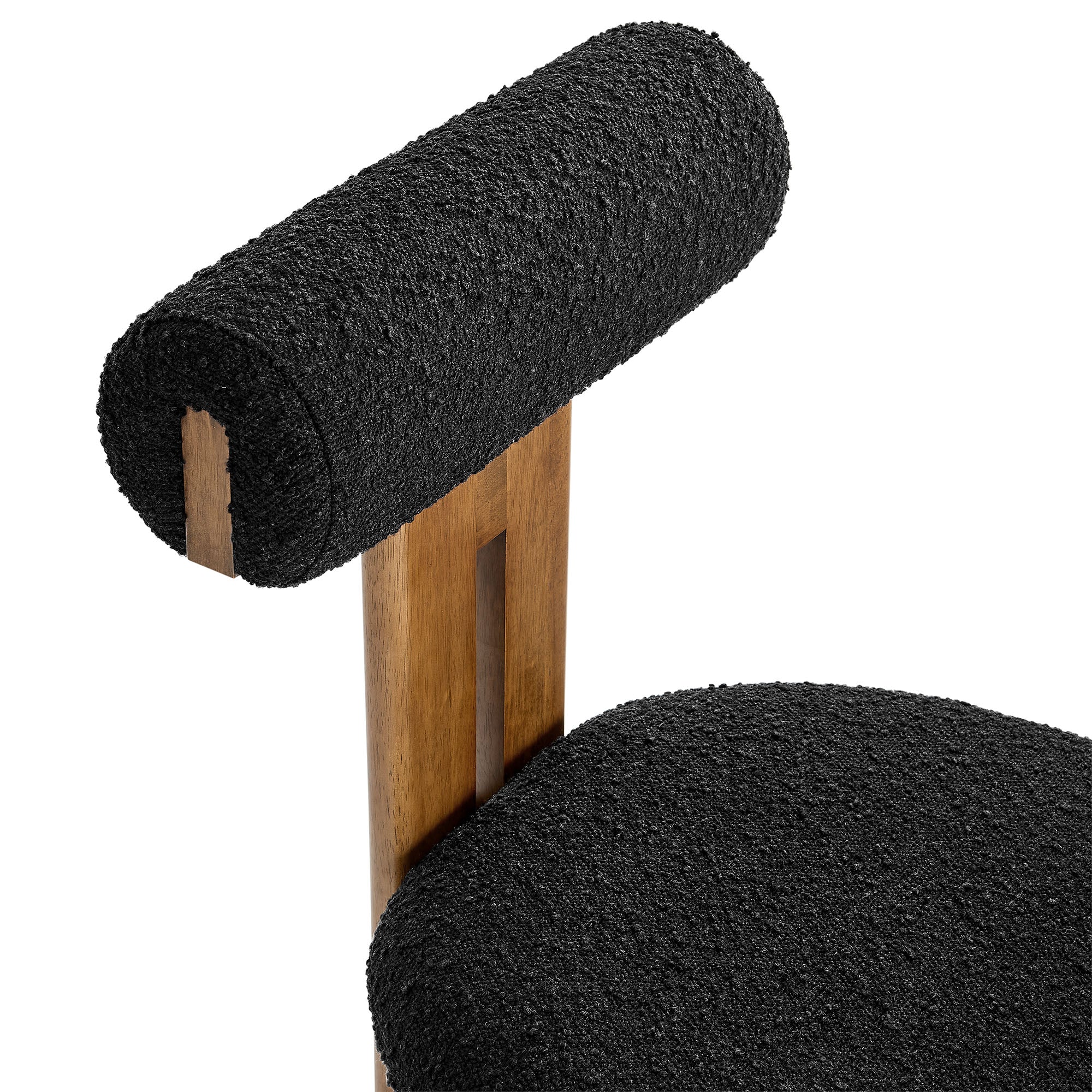 Torian Boucle Fabric Dining Chair Set of 2 by Modway - Image 16