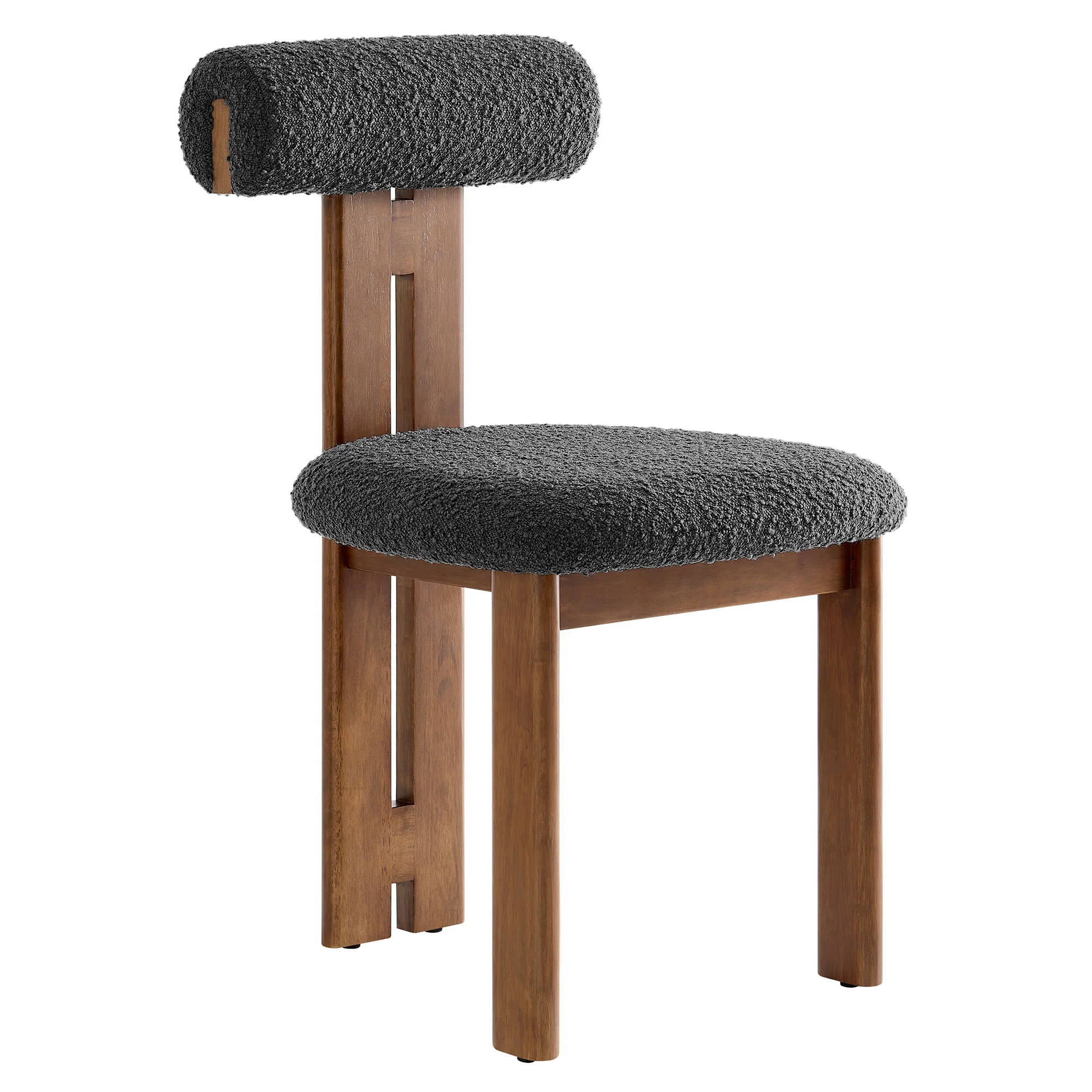 Torian Boucle Fabric Dining Chair Set of 2 by Modway - Image 22