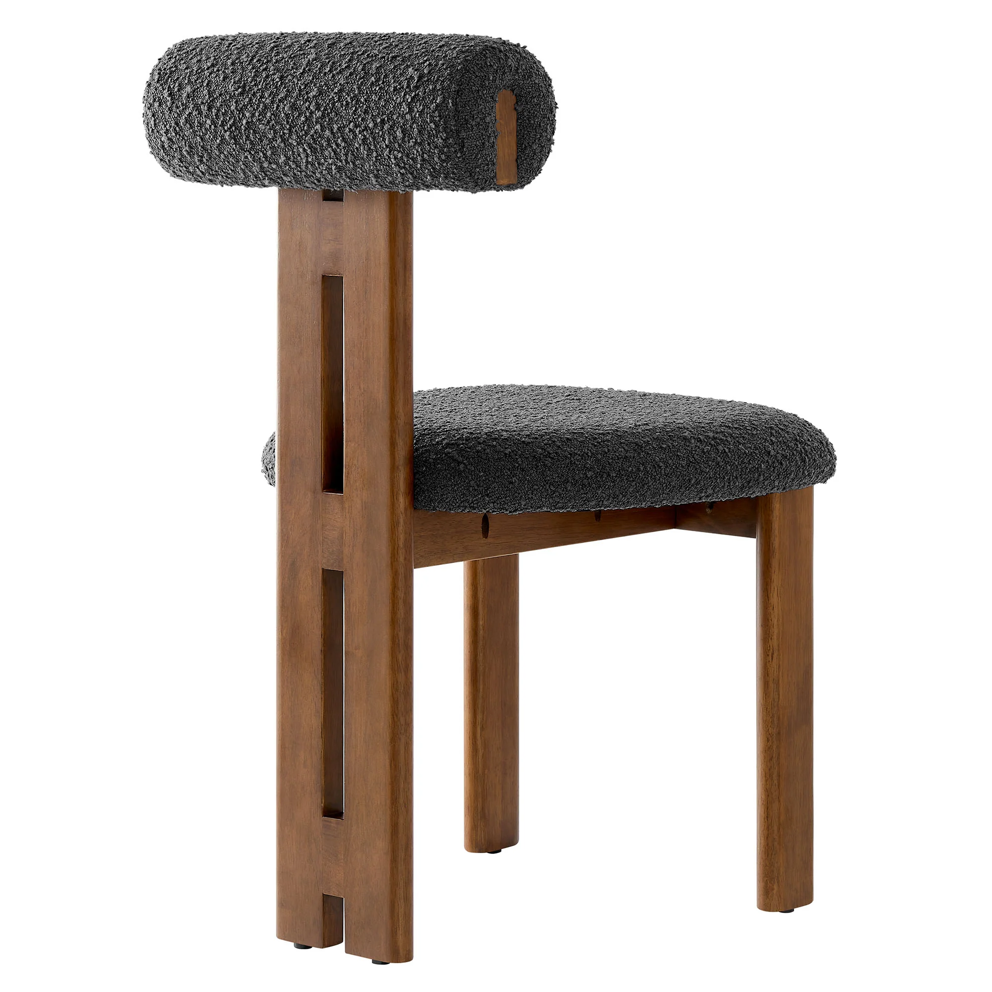 Torian Boucle Fabric Dining Chair Set of 2 by Modway - Image 24