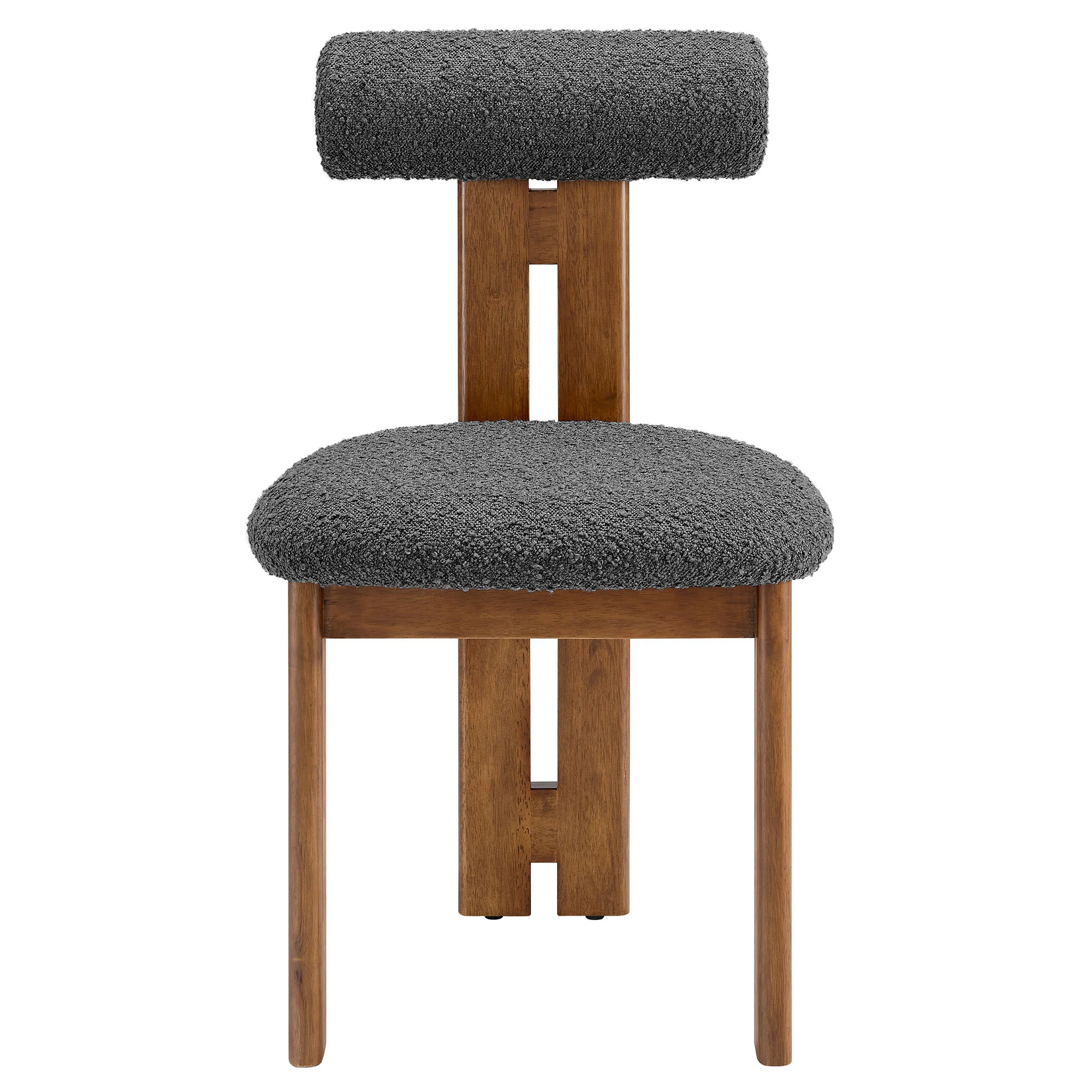 Torian Boucle Fabric Dining Chair Set of 2 by Modway - Image 25