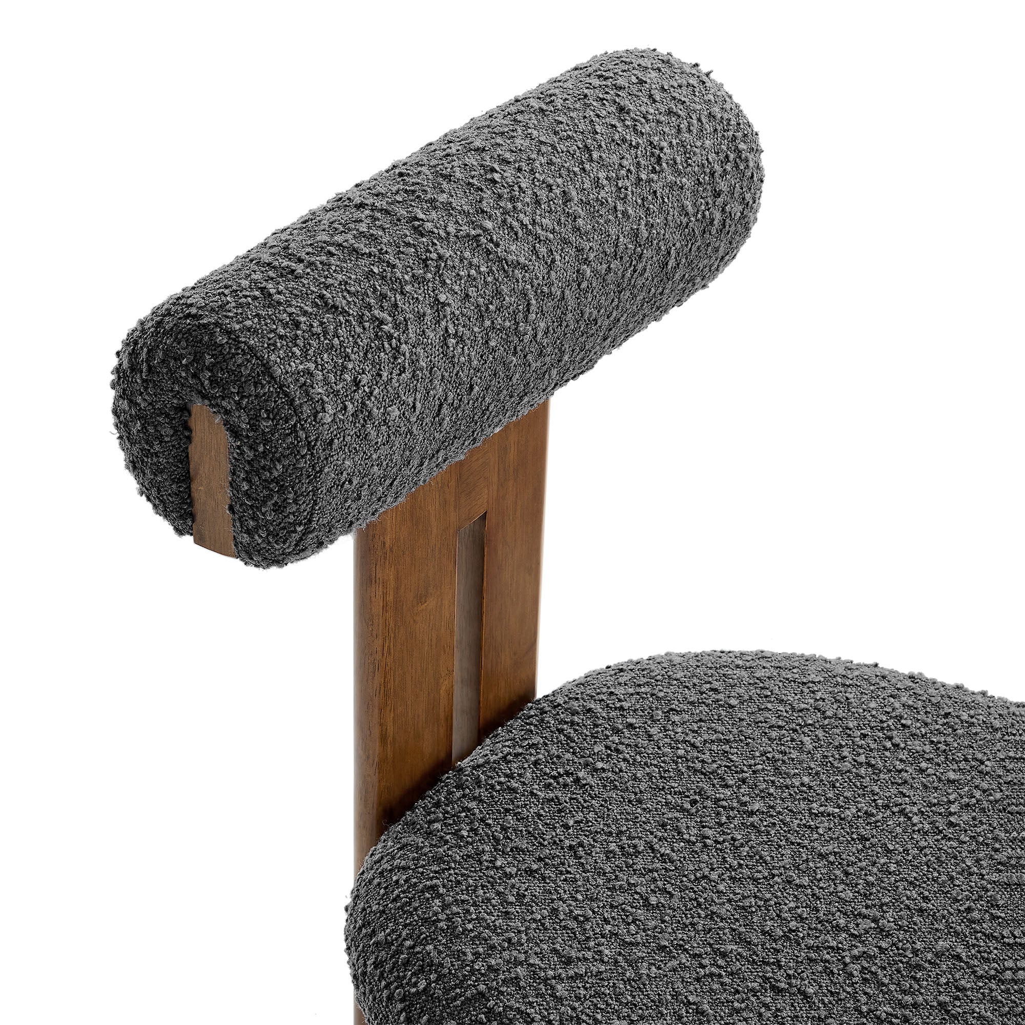 Torian Boucle Fabric Dining Chair Set of 2 by Modway - Image 26