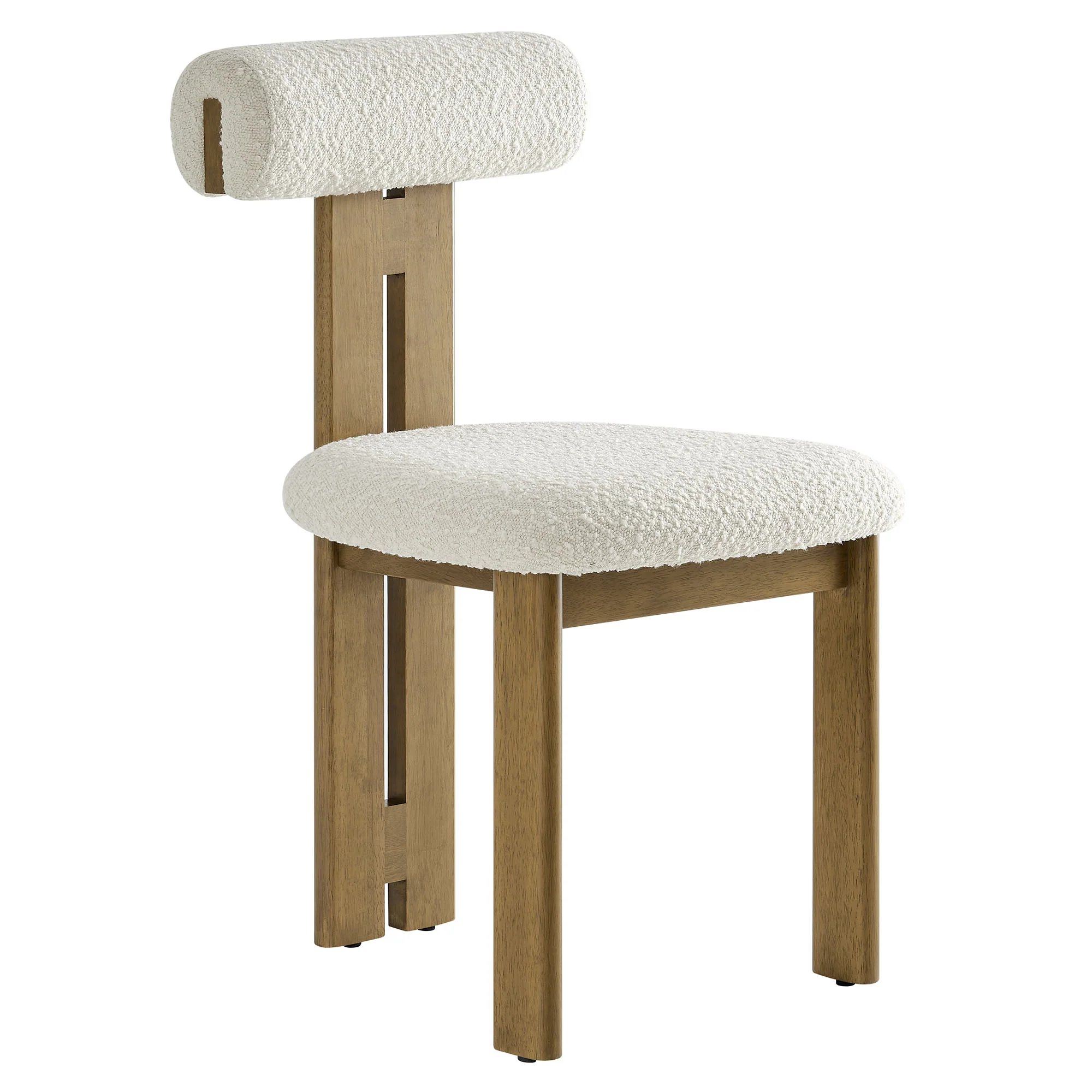 Torian Boucle Fabric Dining Chair Set of 2 by Modway - Image 3