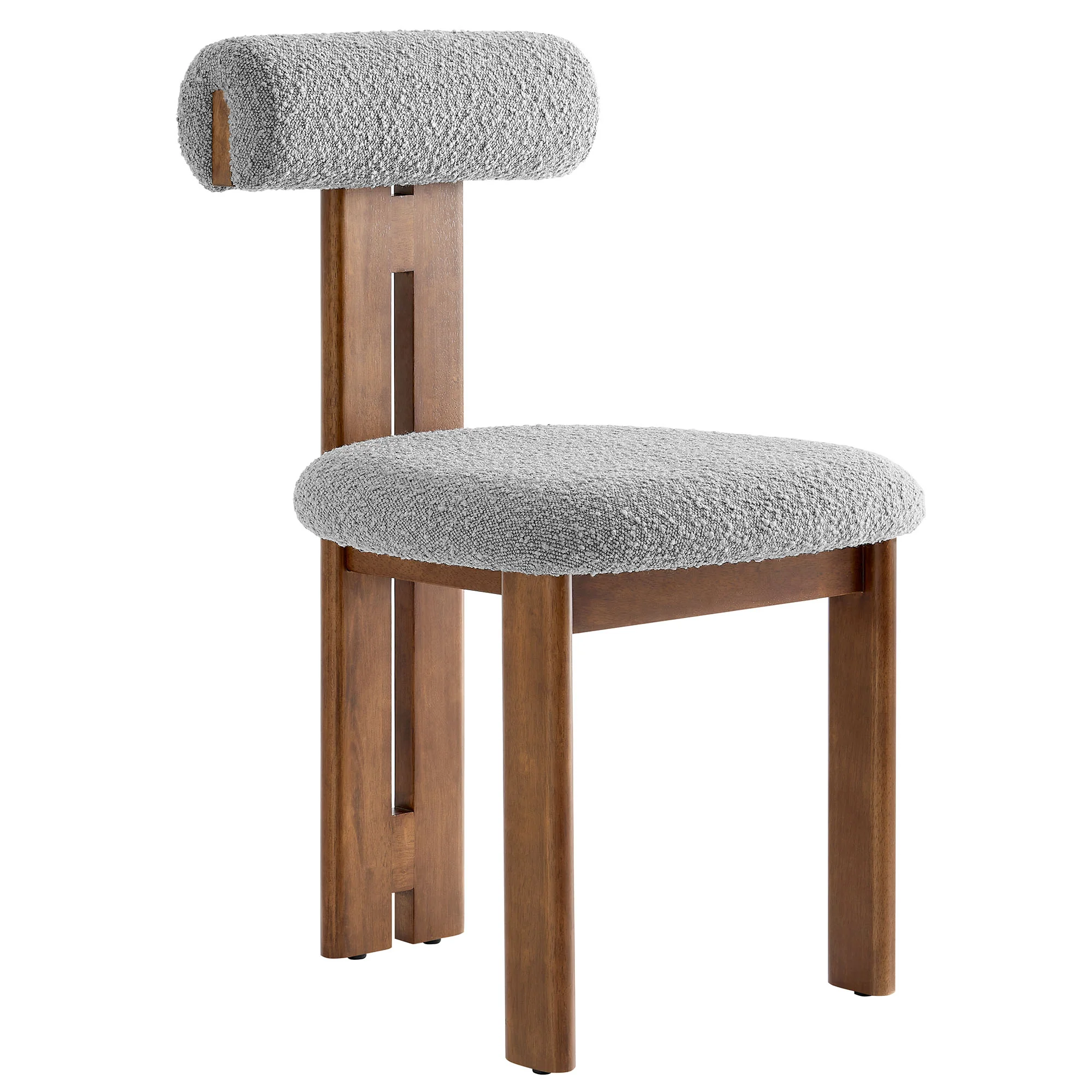 Torian Boucle Fabric Dining Chair Set of 2 by Modway - Image 32
