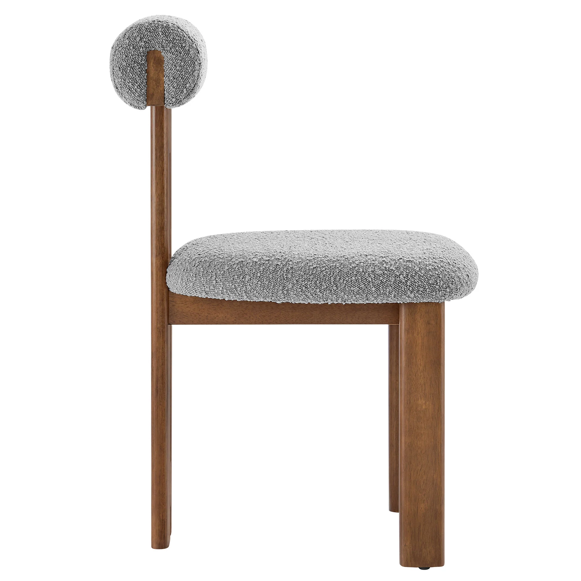 Torian Boucle Fabric Dining Chair Set of 2 by Modway - Image 33