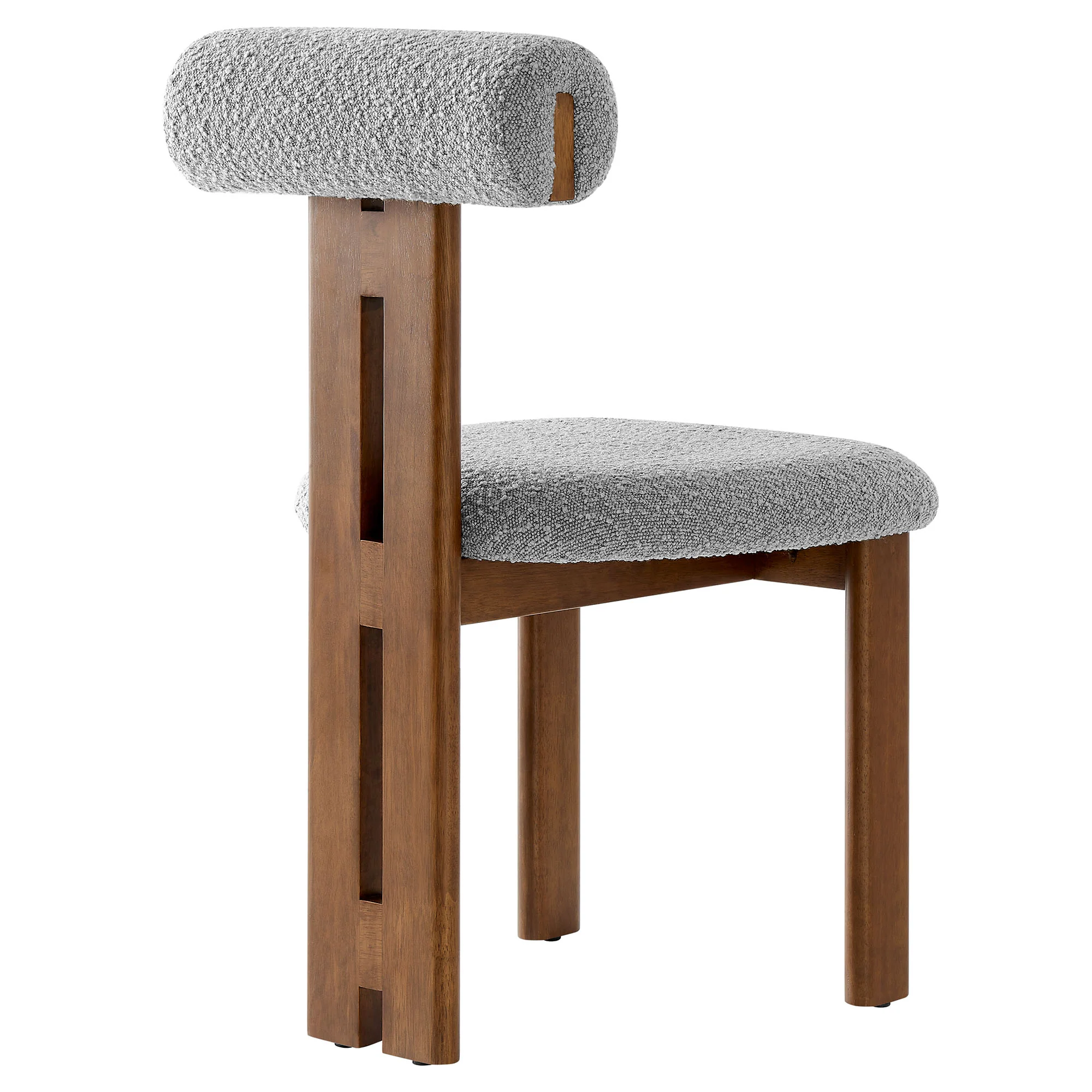 Torian Boucle Fabric Dining Chair Set of 2 by Modway - Image 34