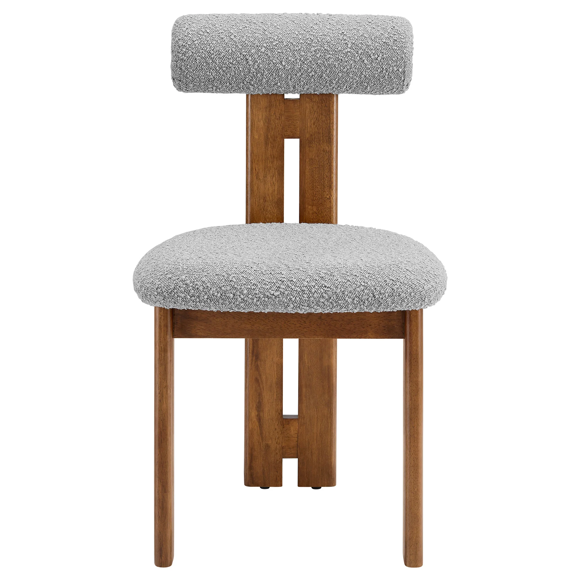 Torian Boucle Fabric Dining Chair Set of 2 by Modway - Image 35