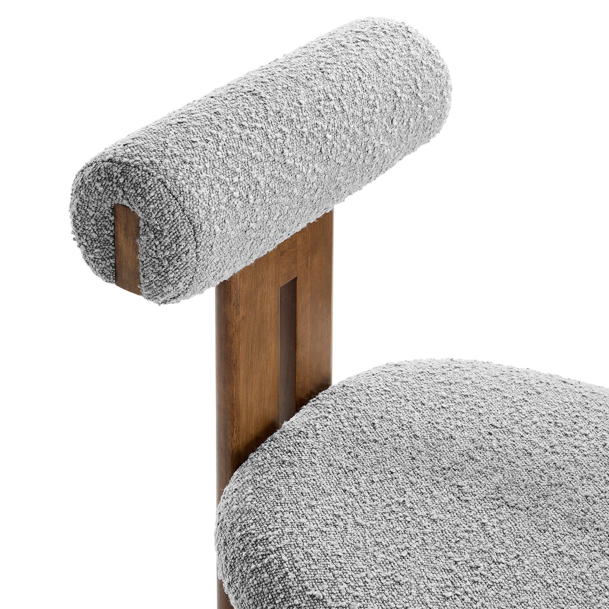 Torian Boucle Fabric Dining Chair Set of 2 by Modway - Image 36