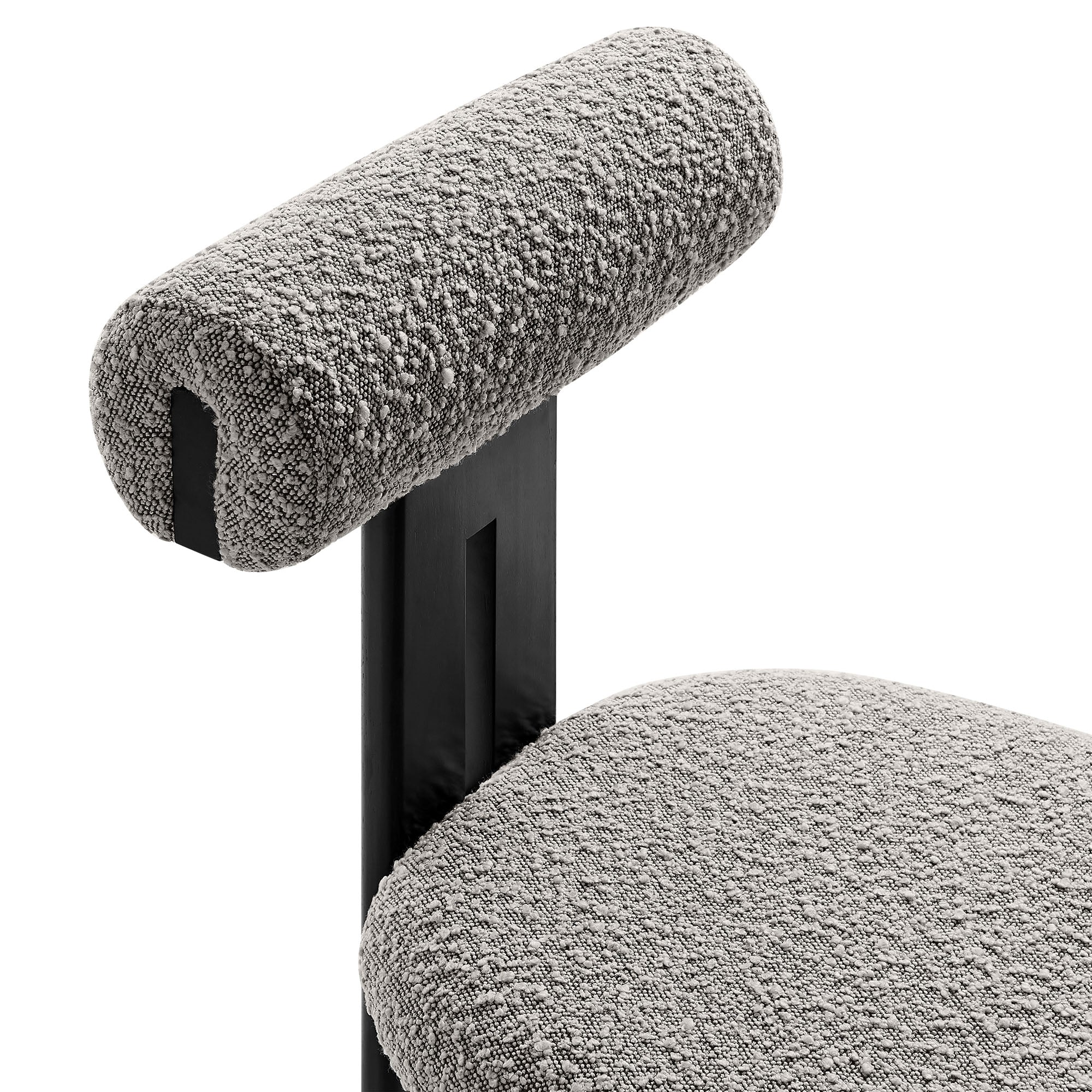 Torian Boucle Fabric Dining Chair Set of 2 by Modway - Image 46