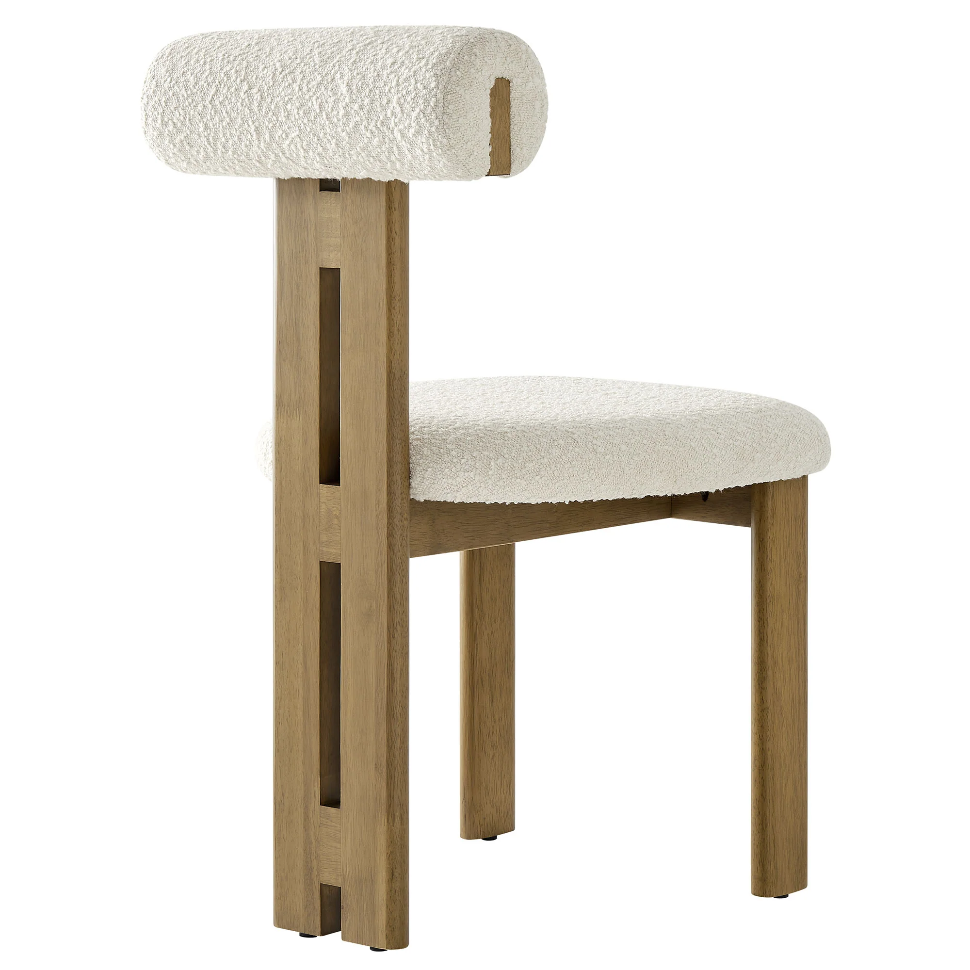 Torian Boucle Fabric Dining Chair Set of 2 by Modway - Image 5
