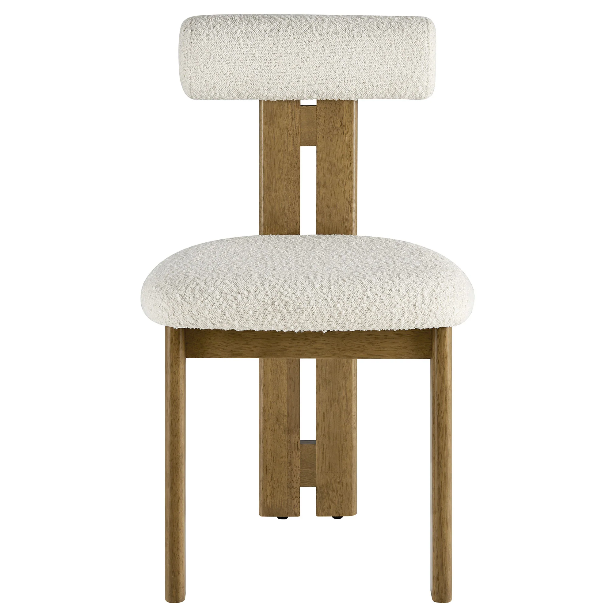 Torian Boucle Fabric Dining Chair Set of 2 by Modway - Image 6