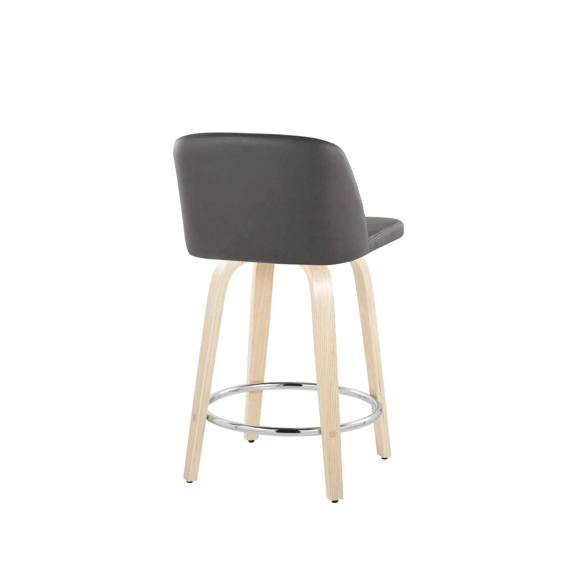 Toriano 24" Fixed Height Counter Stool - Set of 2 Cream By LumiSource - B24-TRNOPU-GRTZR2 NACR2 - Image 13