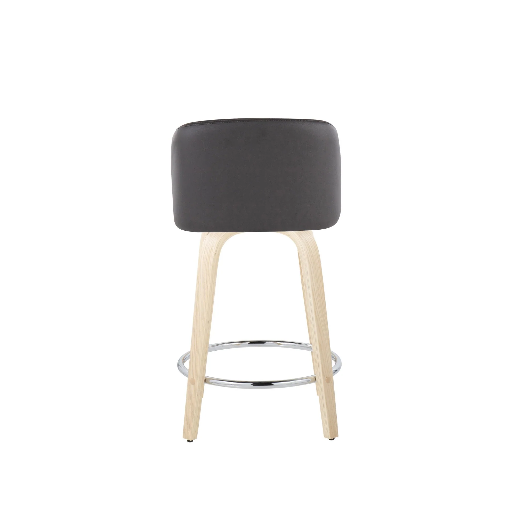 Toriano 24" Fixed Height Counter Stool - Set of 2 Cream By LumiSource - B24-TRNOPU-GRTZR2 NACR2 - Image 14