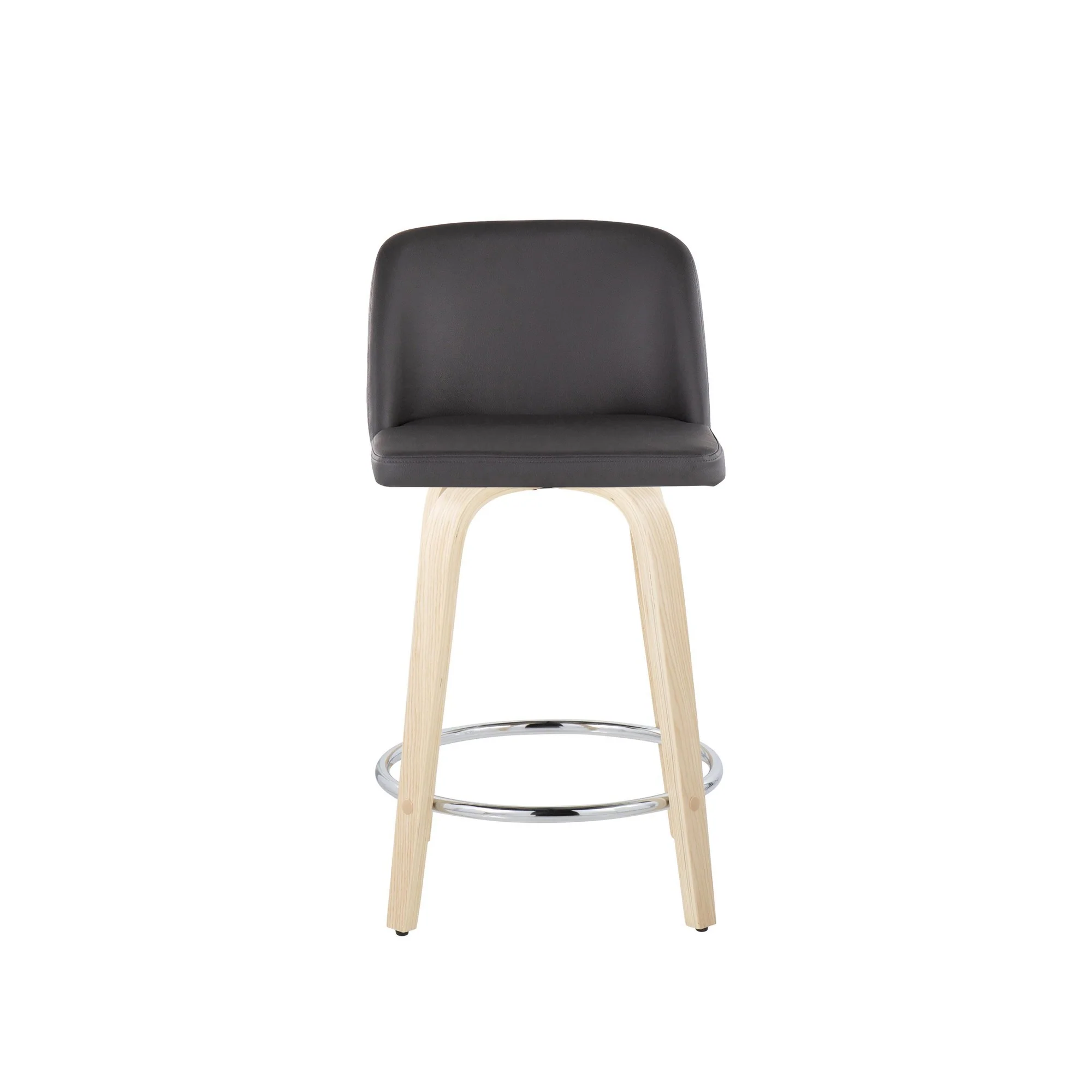 Toriano 24" Fixed Height Counter Stool - Set of 2 Cream By LumiSource - B24-TRNOPU-GRTZR2 NACR2 - Image 9