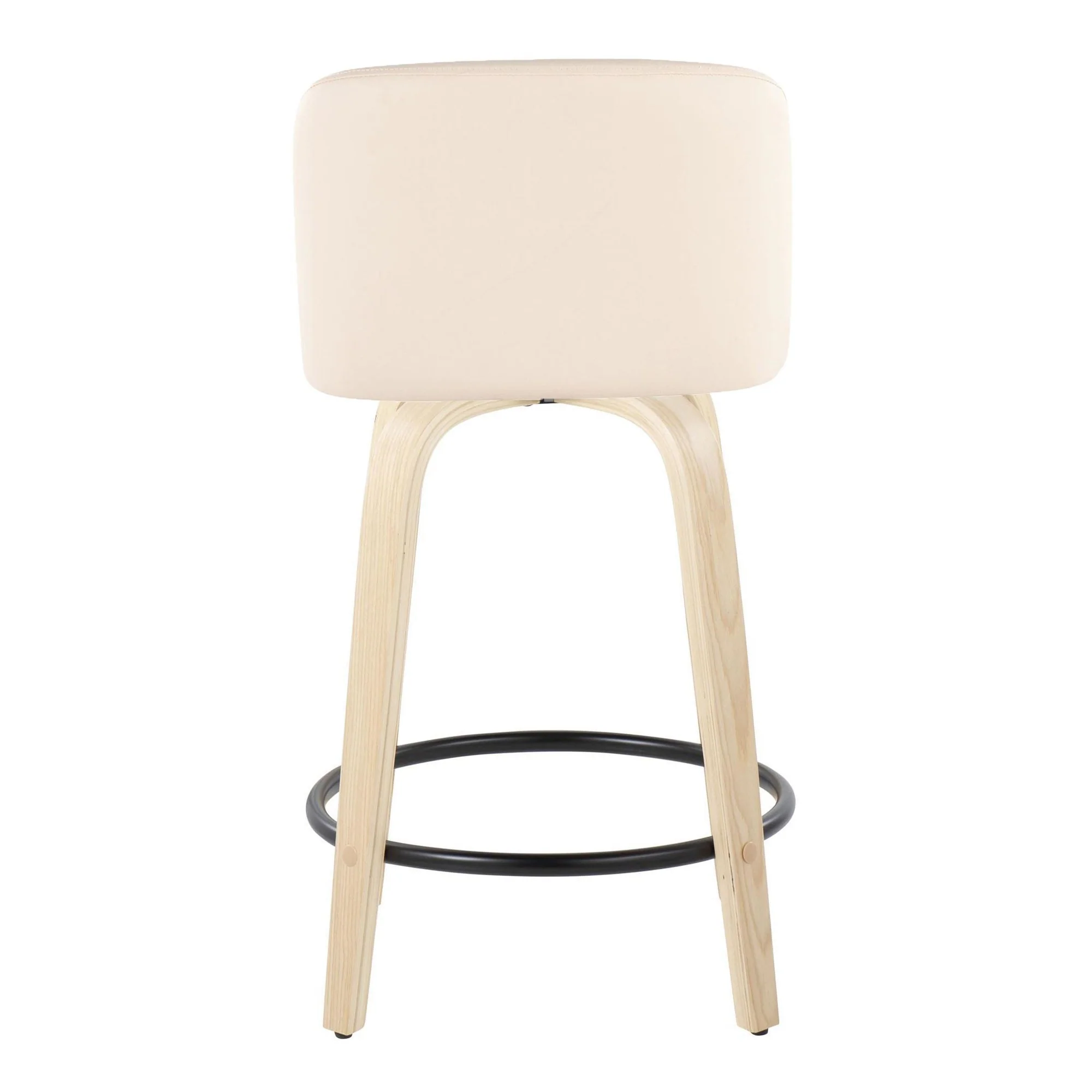 Toriano 24" Fixed Height Counter Stool - Set of 2 Brown By LumiSource - Image 11