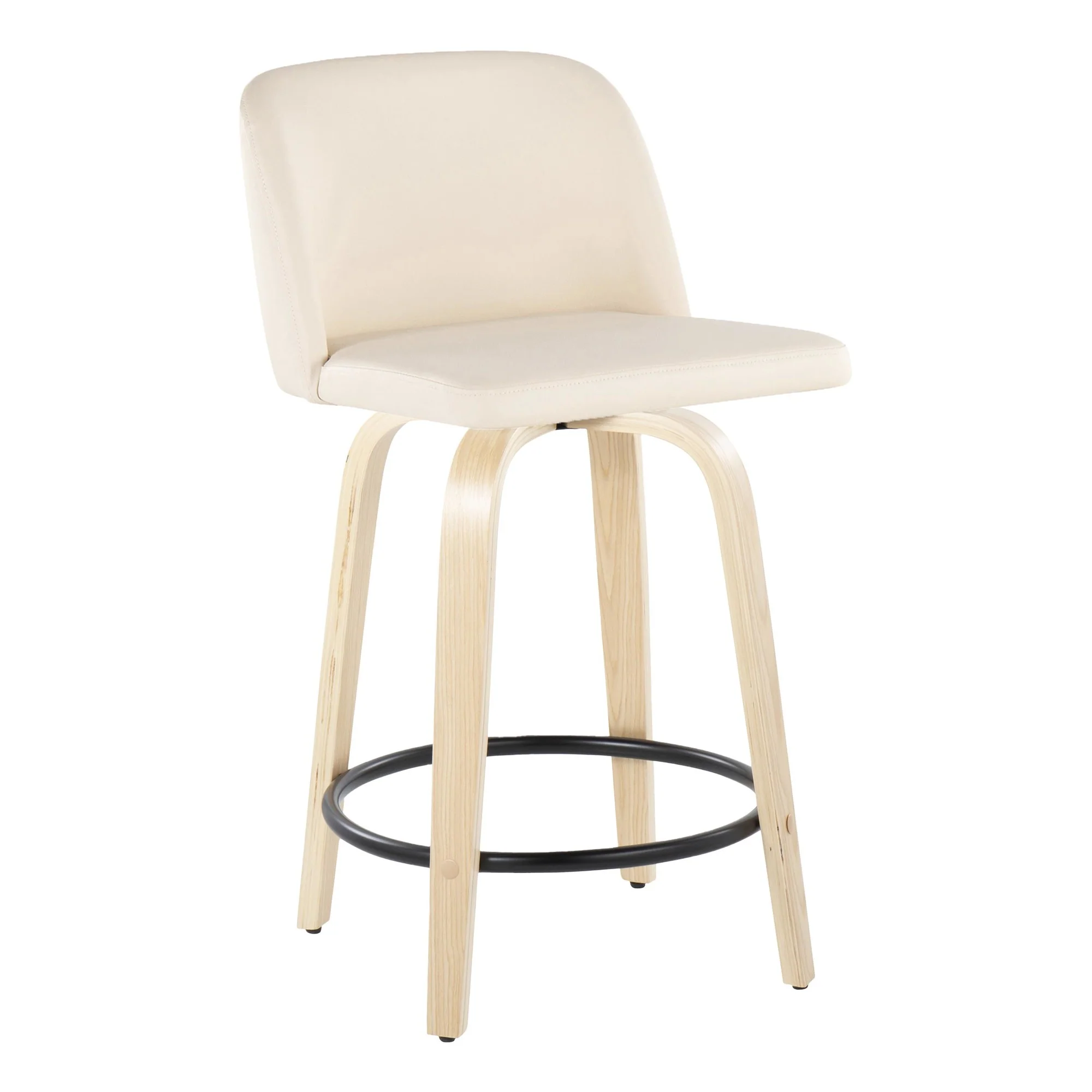 Toriano 24" Fixed Height Counter Stool - Set of 2 Brown By LumiSource - Image 8