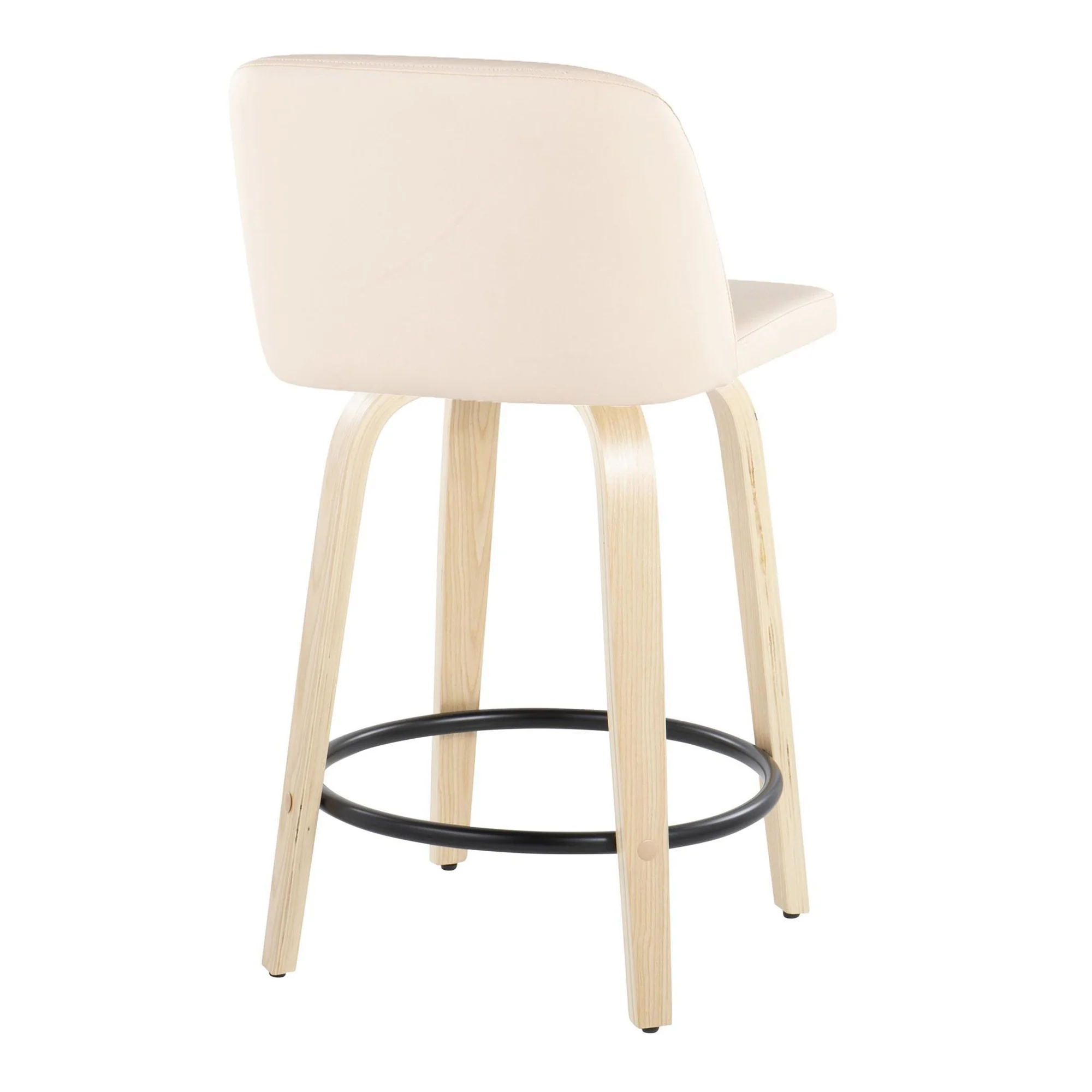Toriano 24" Fixed Height Counter Stool - Set of 2 Brown By LumiSource - Image 9