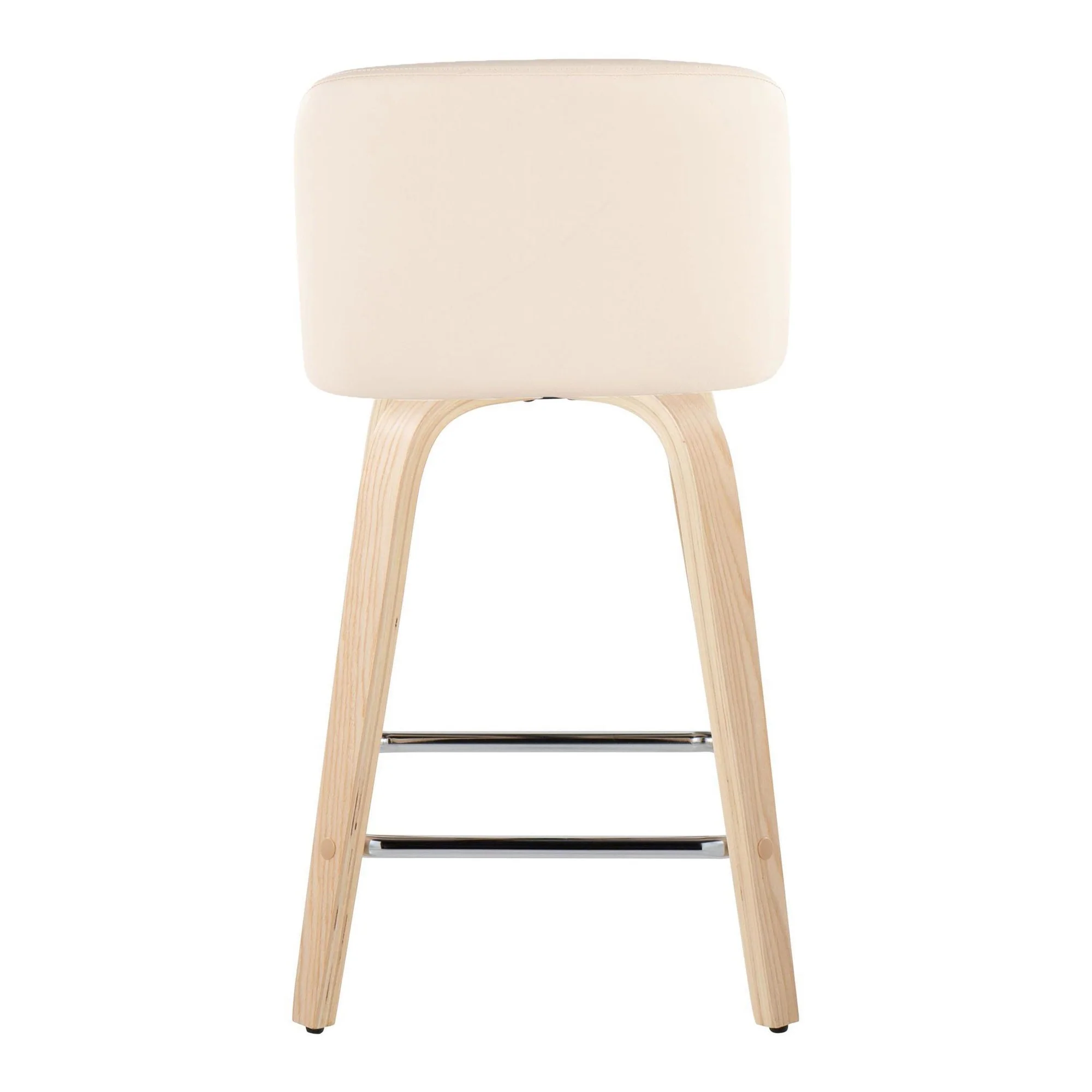 Toriano 24" Fixed Height Counter Stool - Set of 2 Brown By LumiSource - Image 10