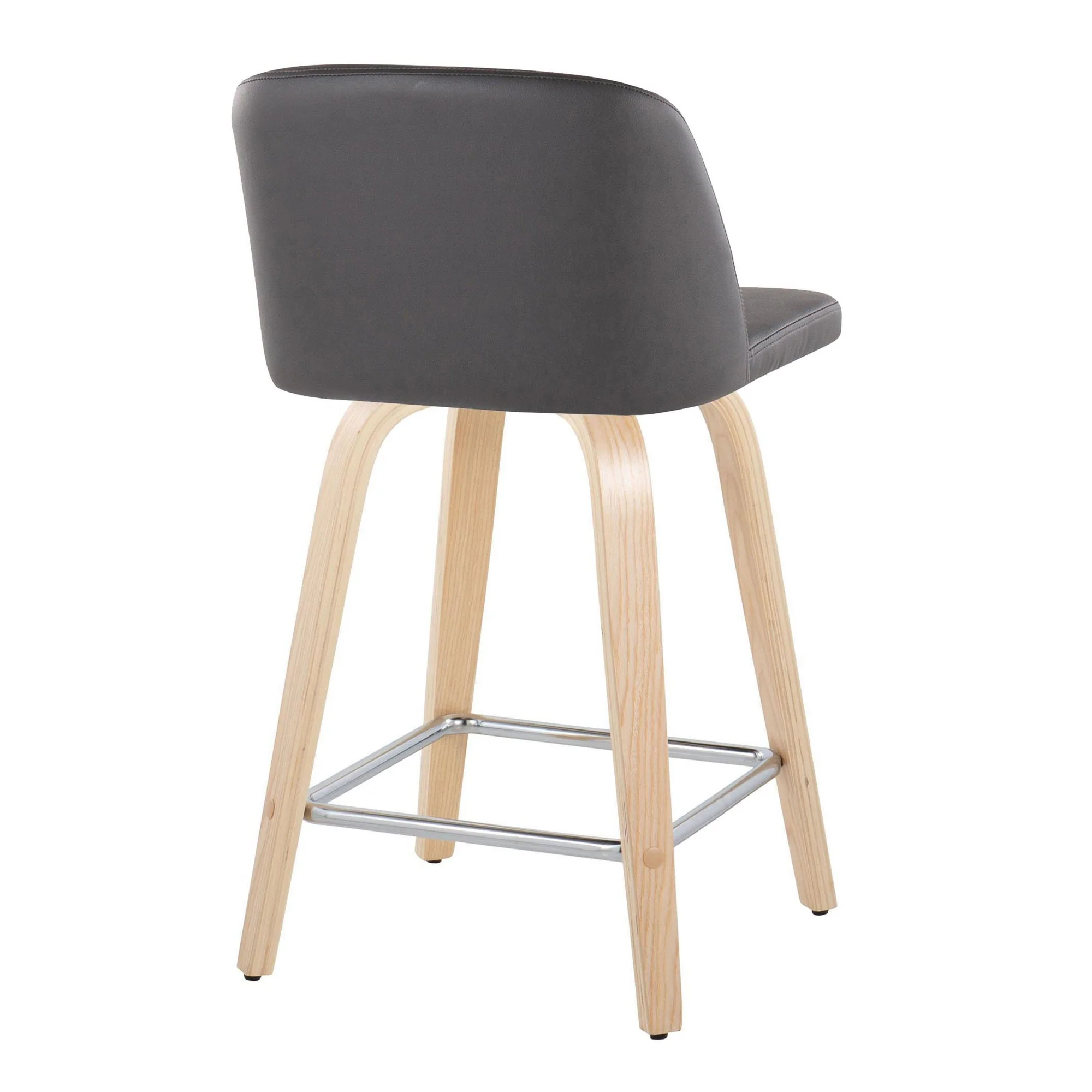 Toriano 24" Fixed Height Counter Stool - Set of 2 Brown By LumiSource - Image 15