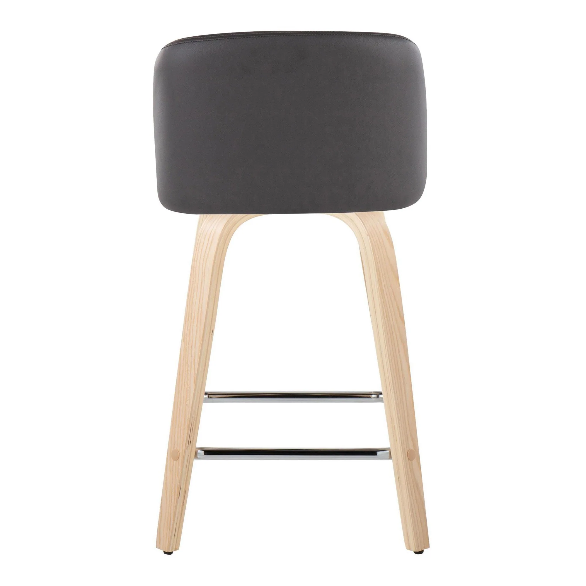 Toriano 24" Fixed Height Counter Stool - Set of 2 Brown By LumiSource - Image 16