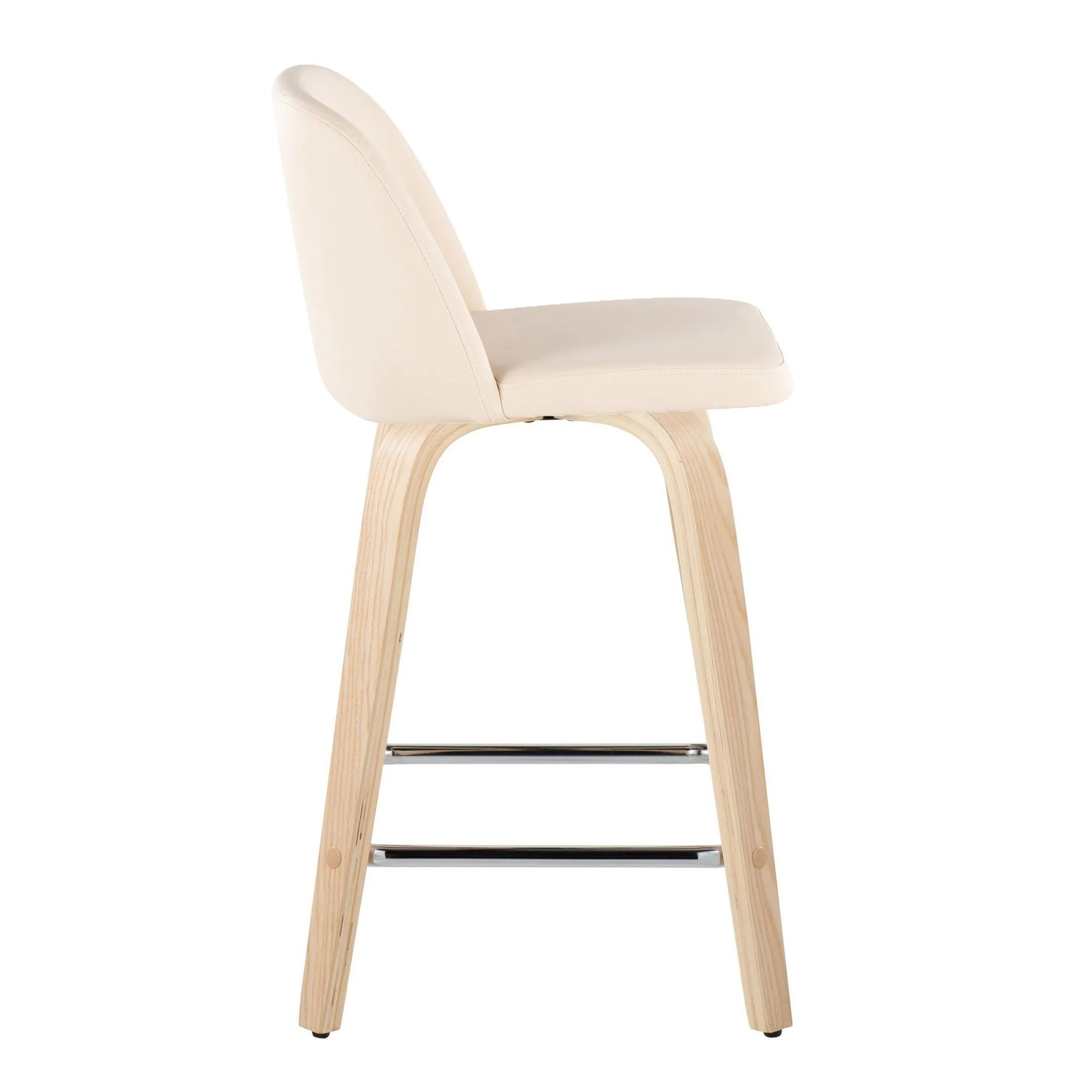 Toriano 24" Fixed Height Counter Stool - Set of 2 Brown By LumiSource - Image 8