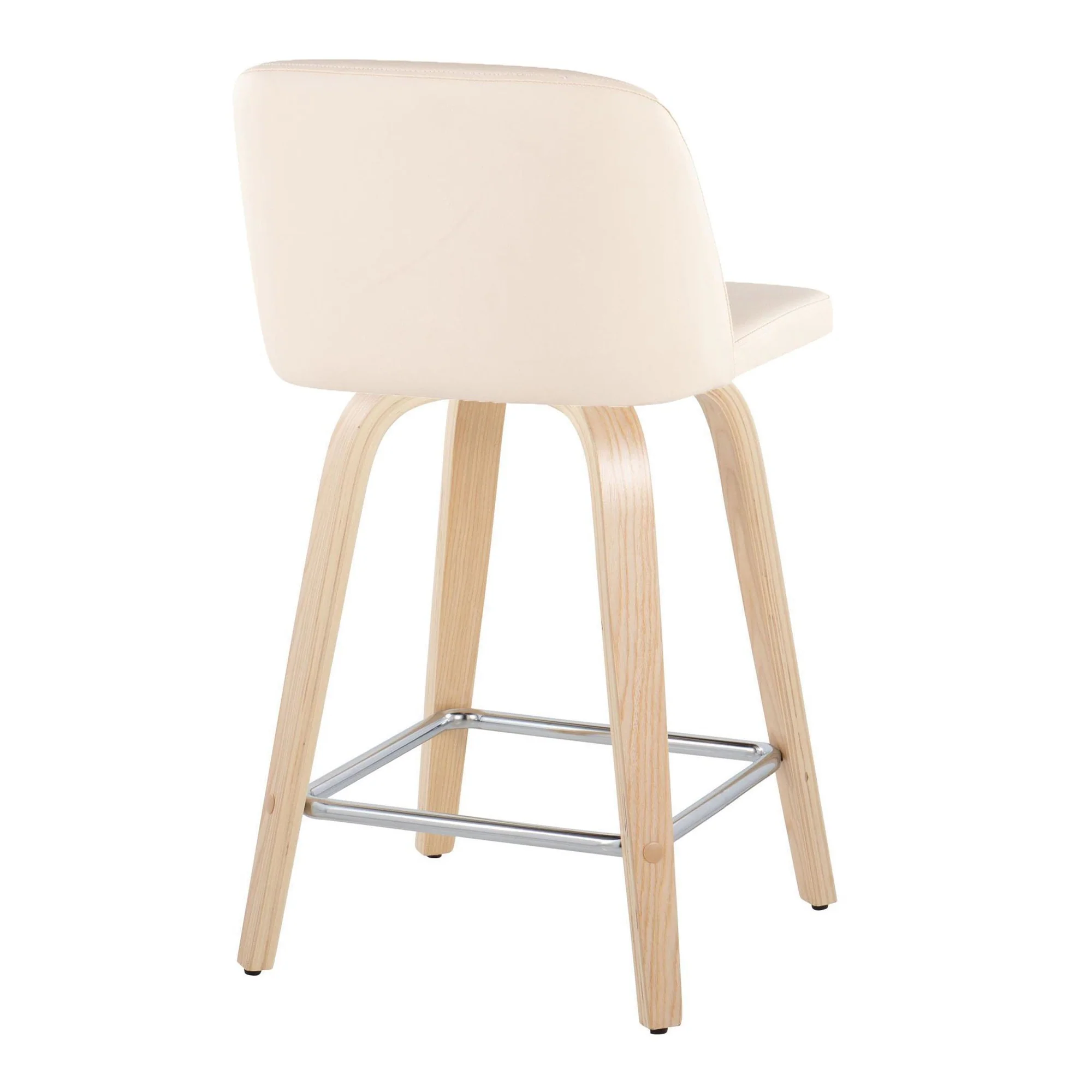 Toriano 24" Fixed Height Counter Stool - Set of 2 Brown By LumiSource - Image 9