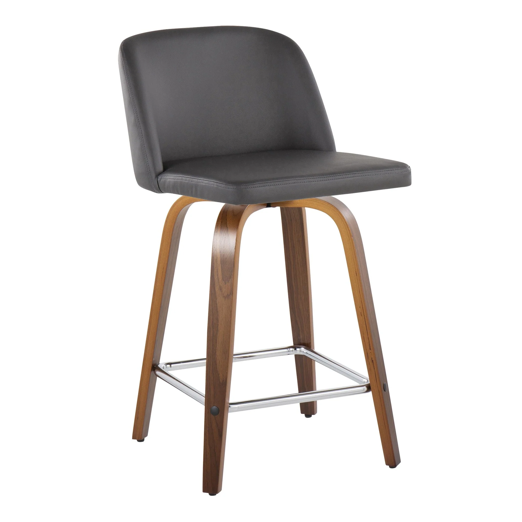 Toriano 24" Fixed Height Counter Stool - Set of 2 Brown By LumiSource - Image 14