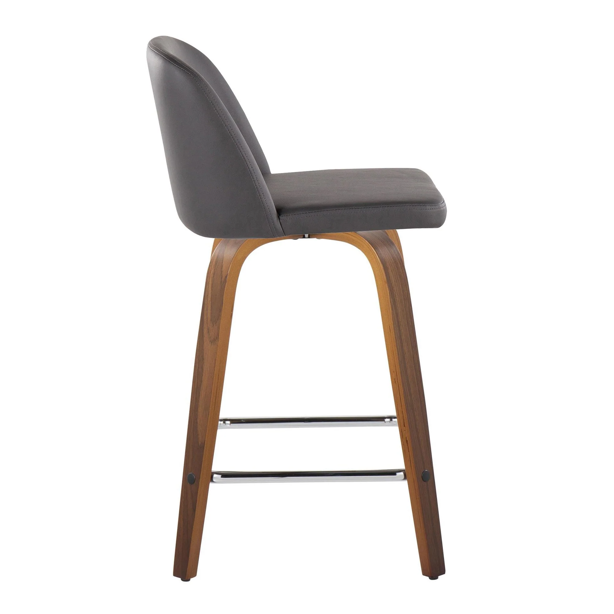 Toriano 24" Fixed Height Counter Stool - Set of 2 Brown By LumiSource - Image 15