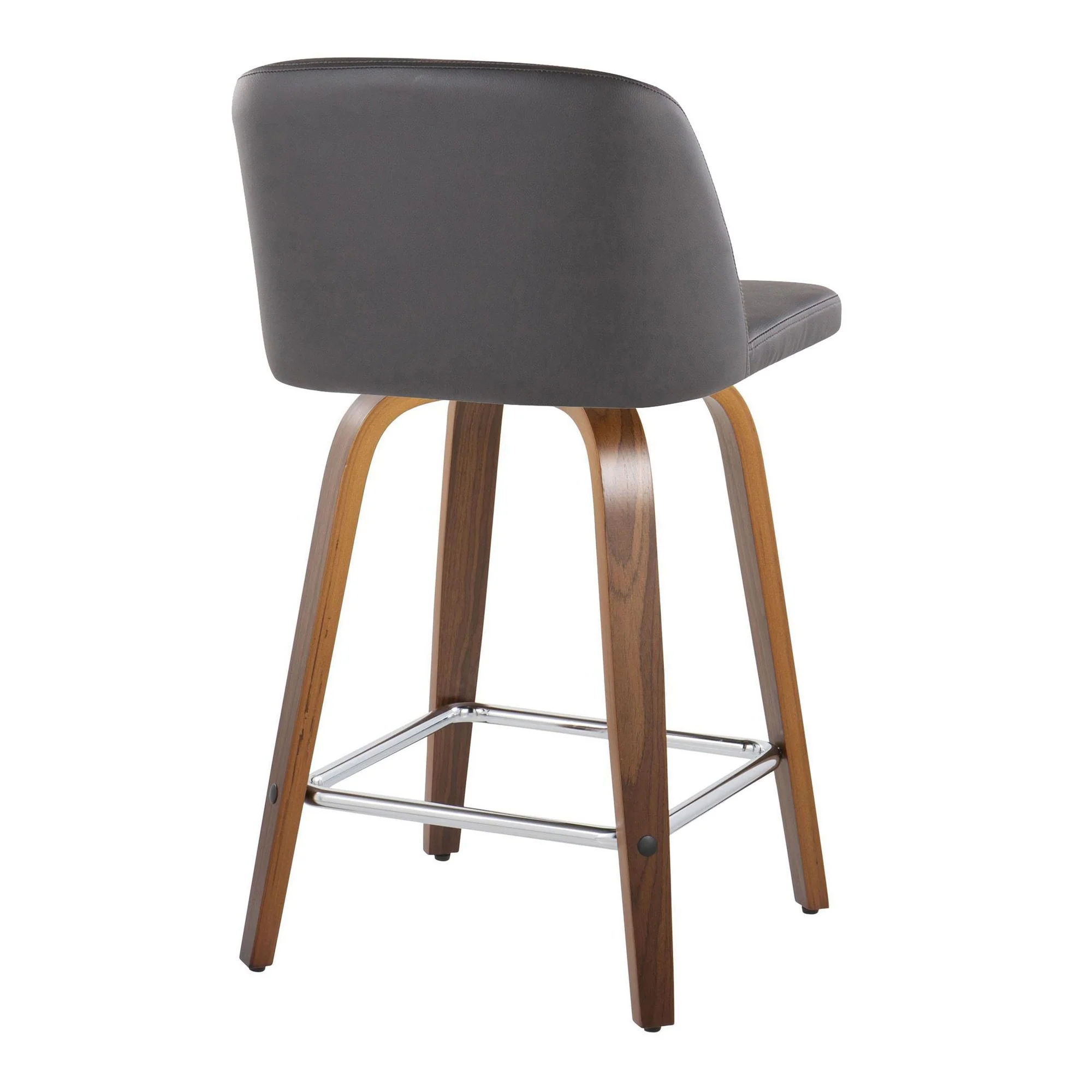 Toriano 24" Fixed Height Counter Stool - Set of 2 Brown By LumiSource - Image 16