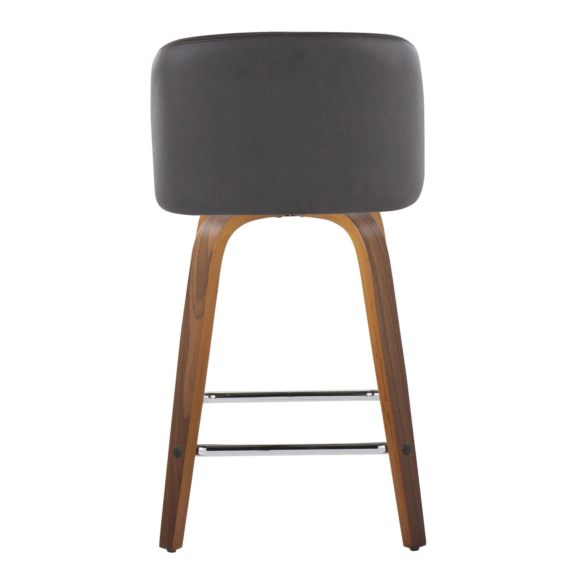 Toriano 24" Fixed Height Counter Stool - Set of 2 Brown By LumiSource - Image 17
