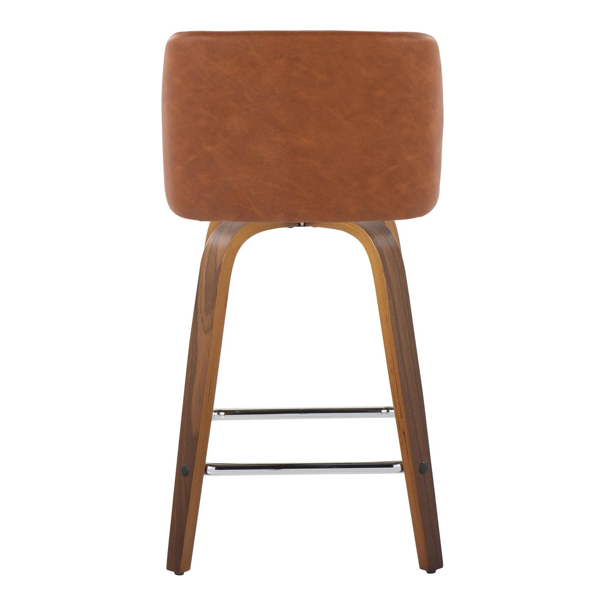 Toriano 24" Fixed Height Counter Stool - Set of 2 Brown By LumiSource - Image 5