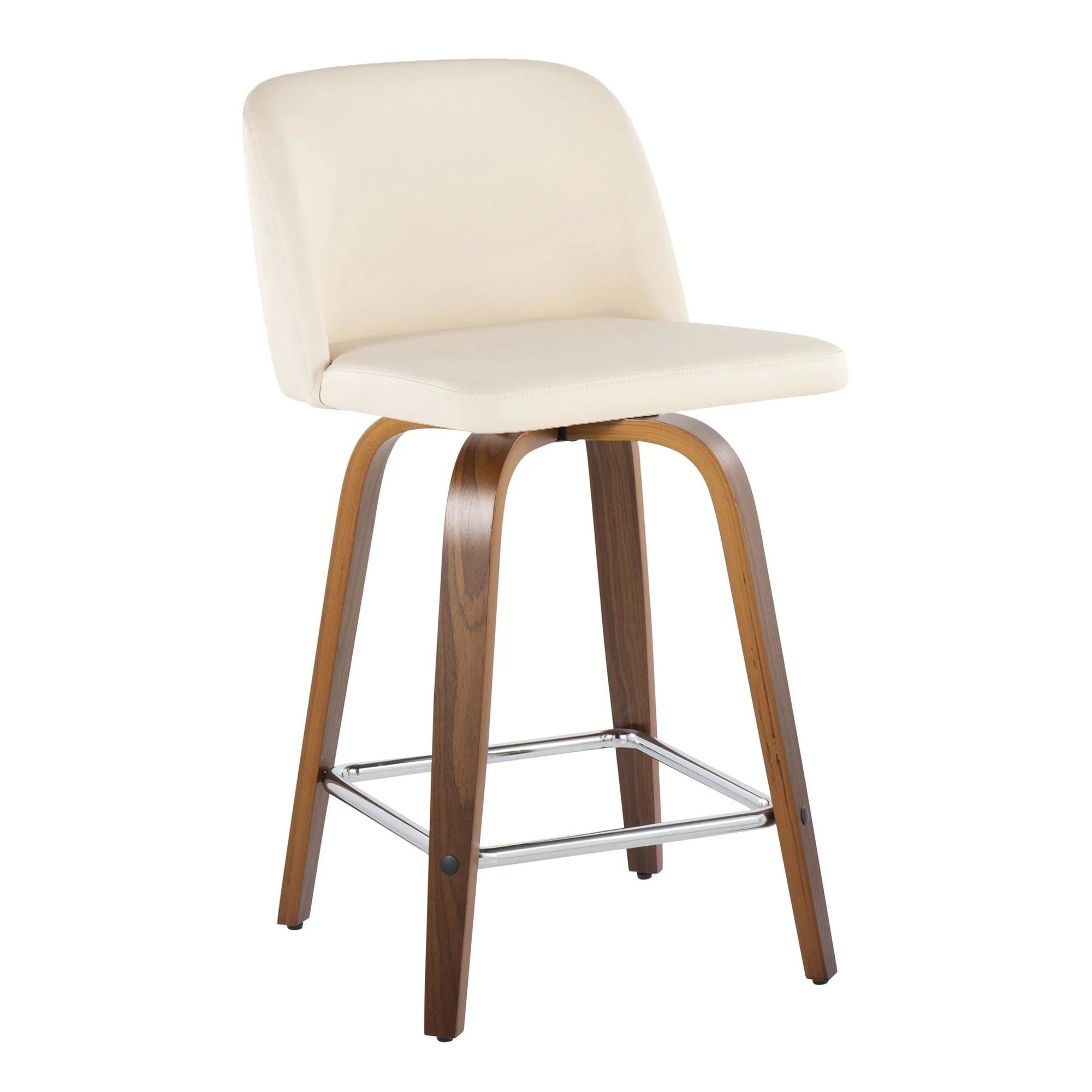 Toriano 24" Fixed Height Counter Stool - Set of 2 Brown By LumiSource - Image 7