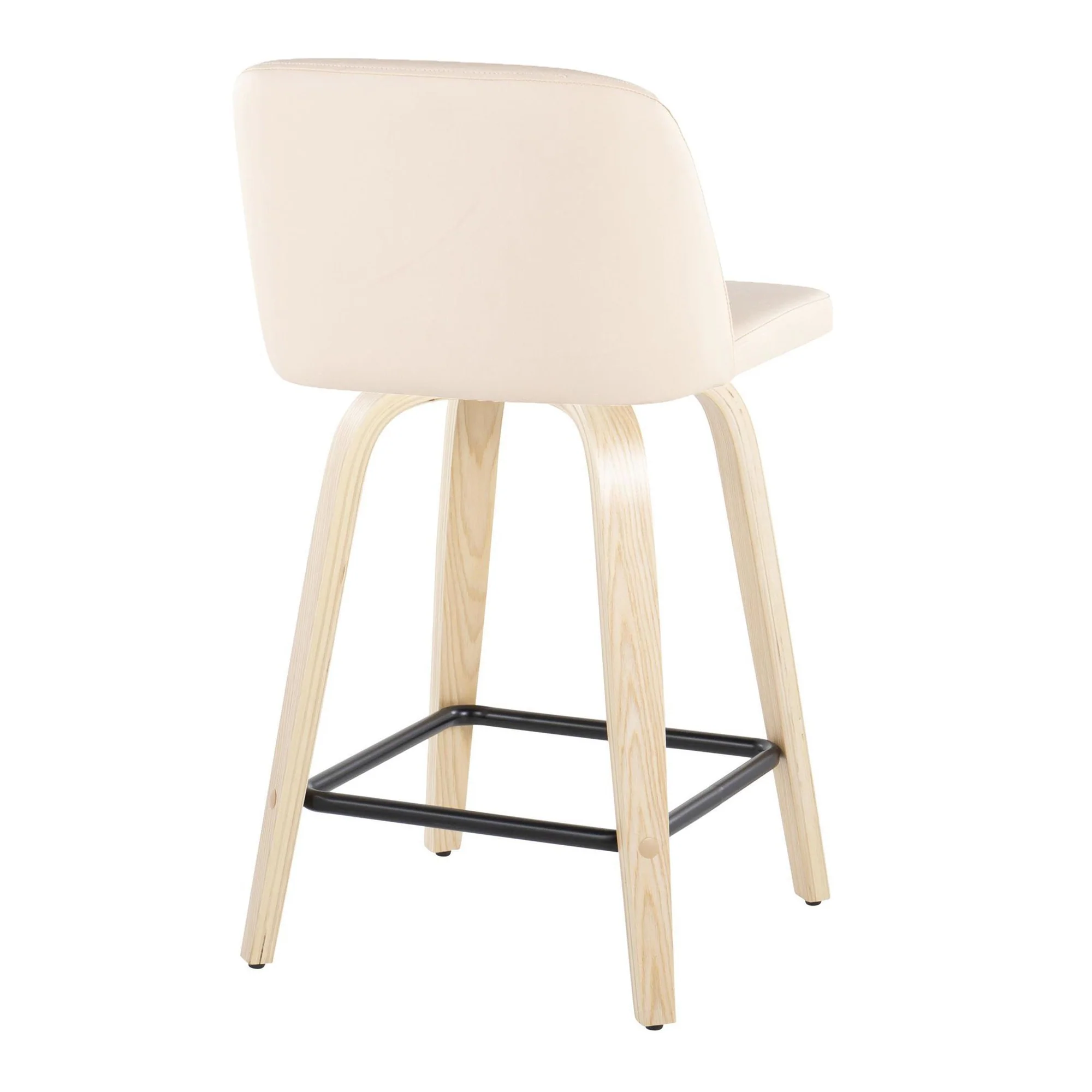 Toriano 24" Fixed Height Counter Stool - Set of 2 Brown By LumiSource - Image 10