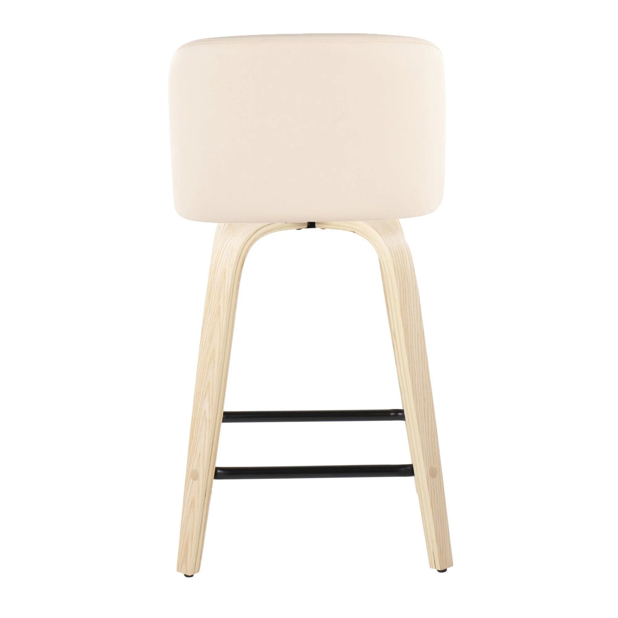 Toriano 24" Fixed Height Counter Stool - Set of 2 Brown By LumiSource - Image 11