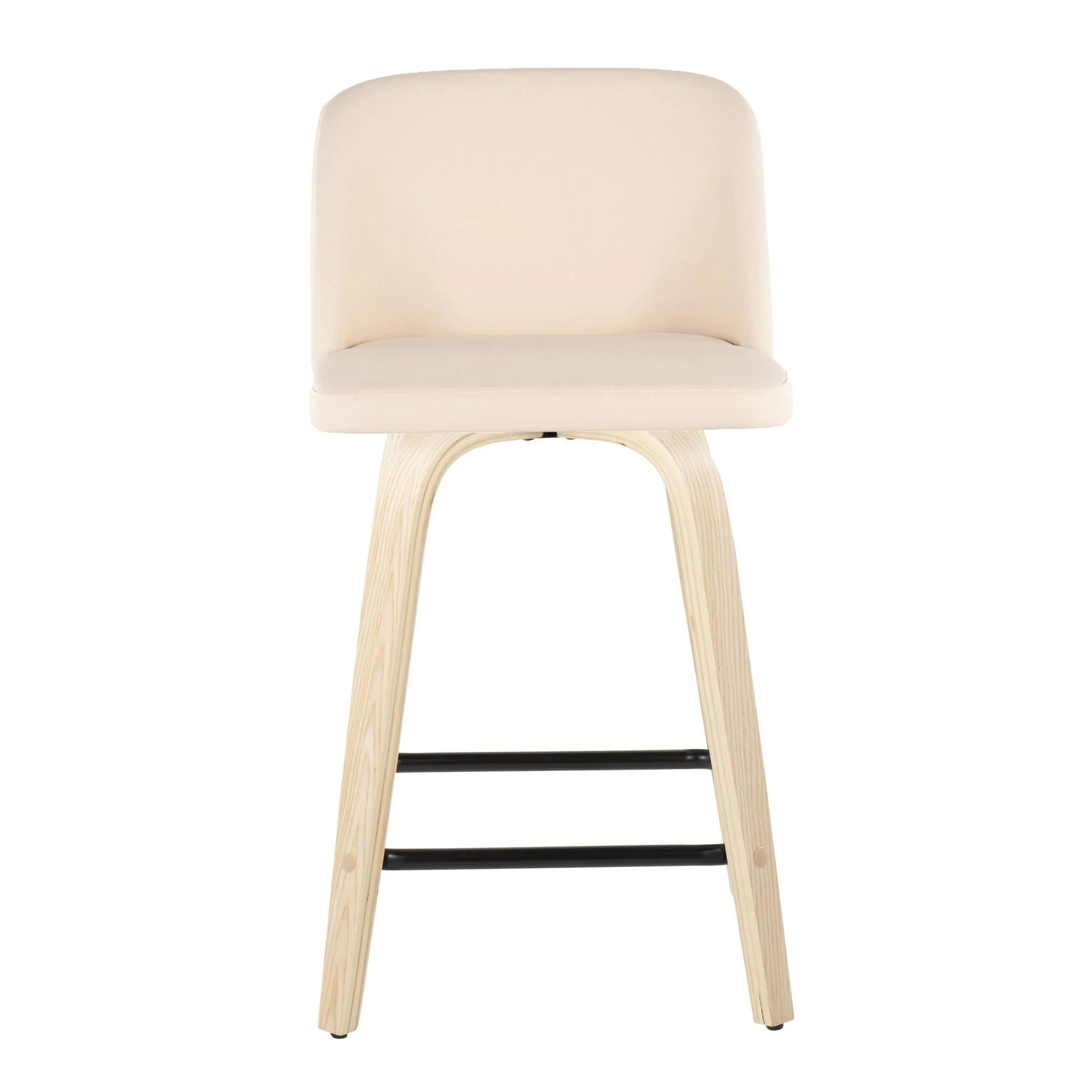 Toriano 24" Fixed Height Counter Stool - Set of 2 Brown By LumiSource - Image 12
