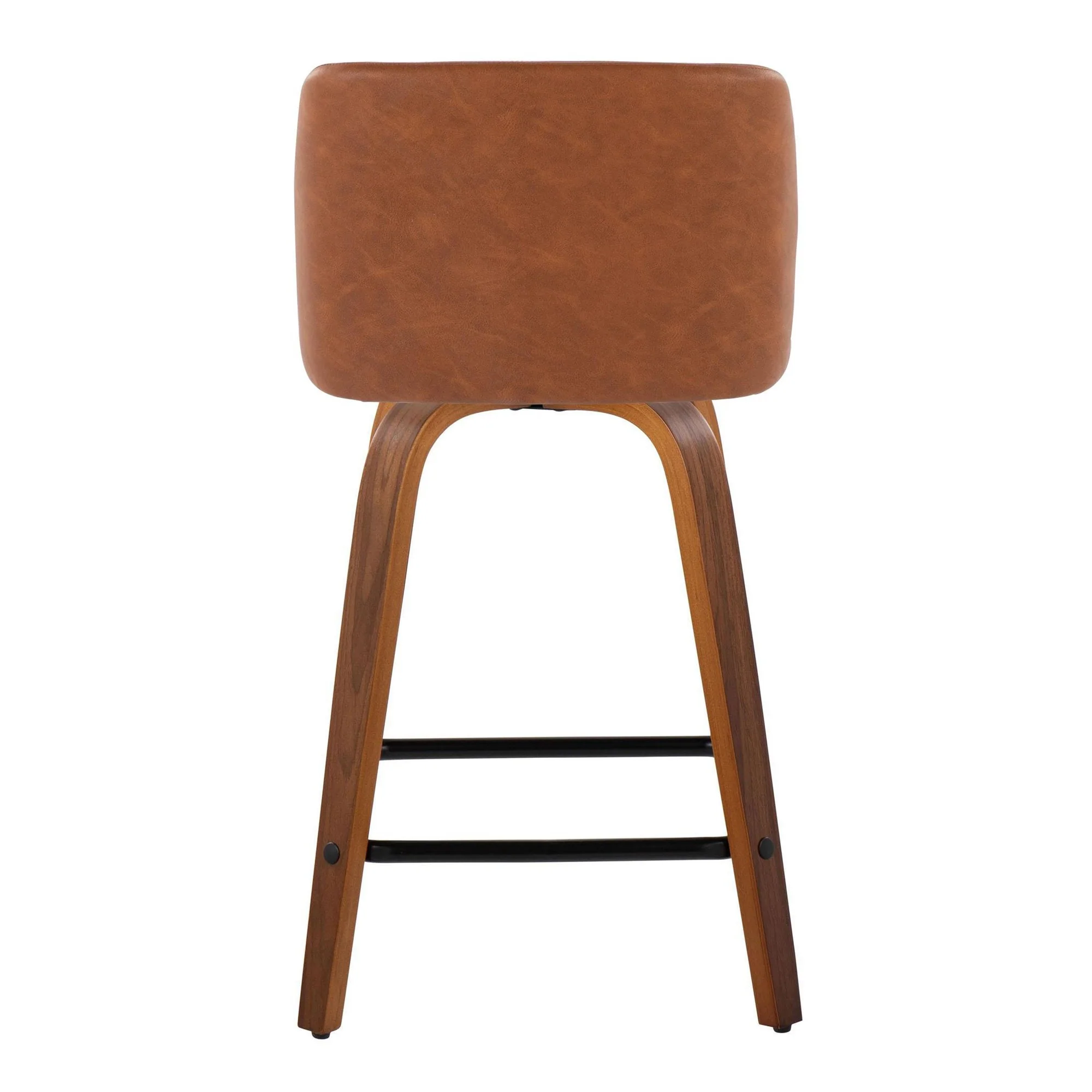 Toriano 24" Fixed Height Counter Stool - Set of 2 Brown By LumiSource - Image 5