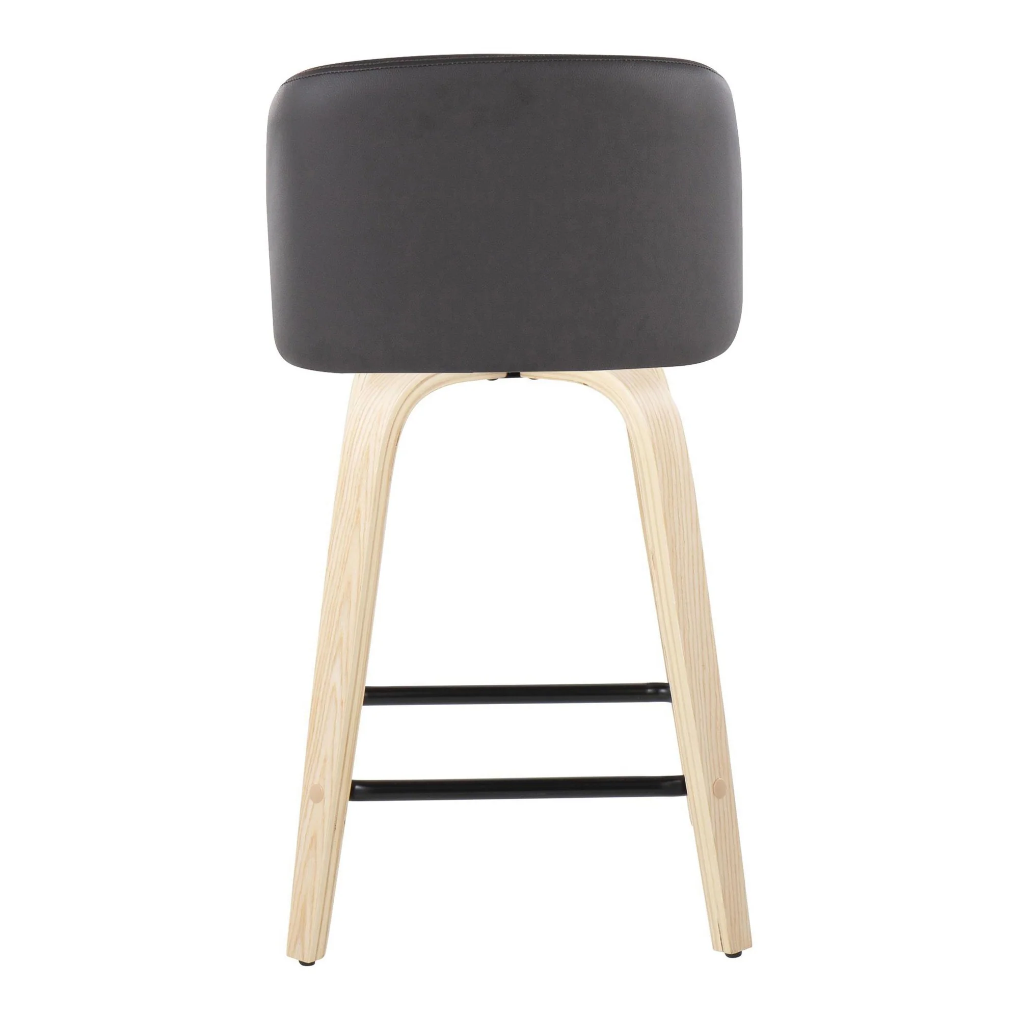 Toriano 24" Fixed Height Counter Stool - Set of 2 Cream By LumiSource - Image 11